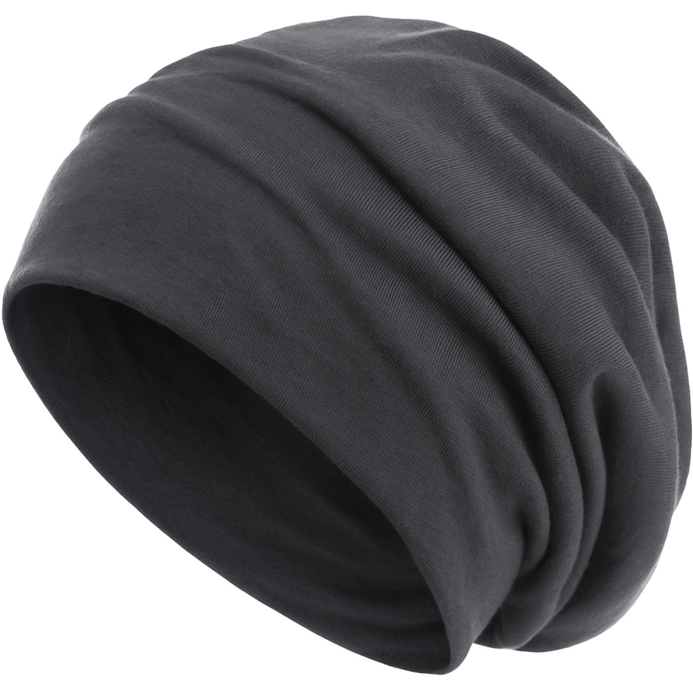 style3 Beanie (1-St) Mütze Damen Herren Haube Sommer Herbst XXL Chemo Schlafmütze Cap