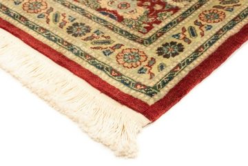 Teppich Täbriz 40 Raj Teppich handgeknüpft rot, morgenland, rechteckig, Höhe: 7 mm, handgeknüpft