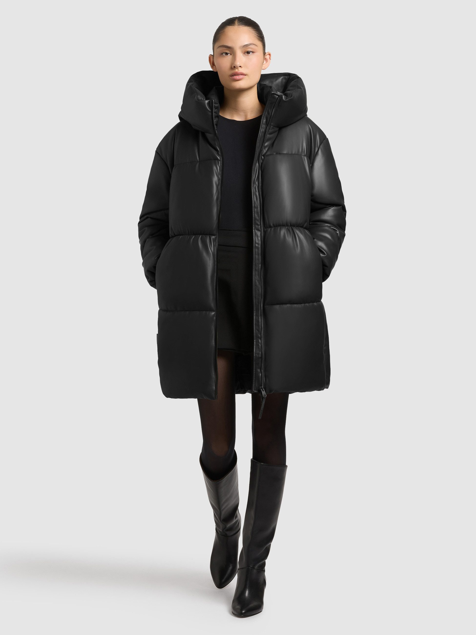 khujo Lederimitatmantel LORSA günstig online kaufen