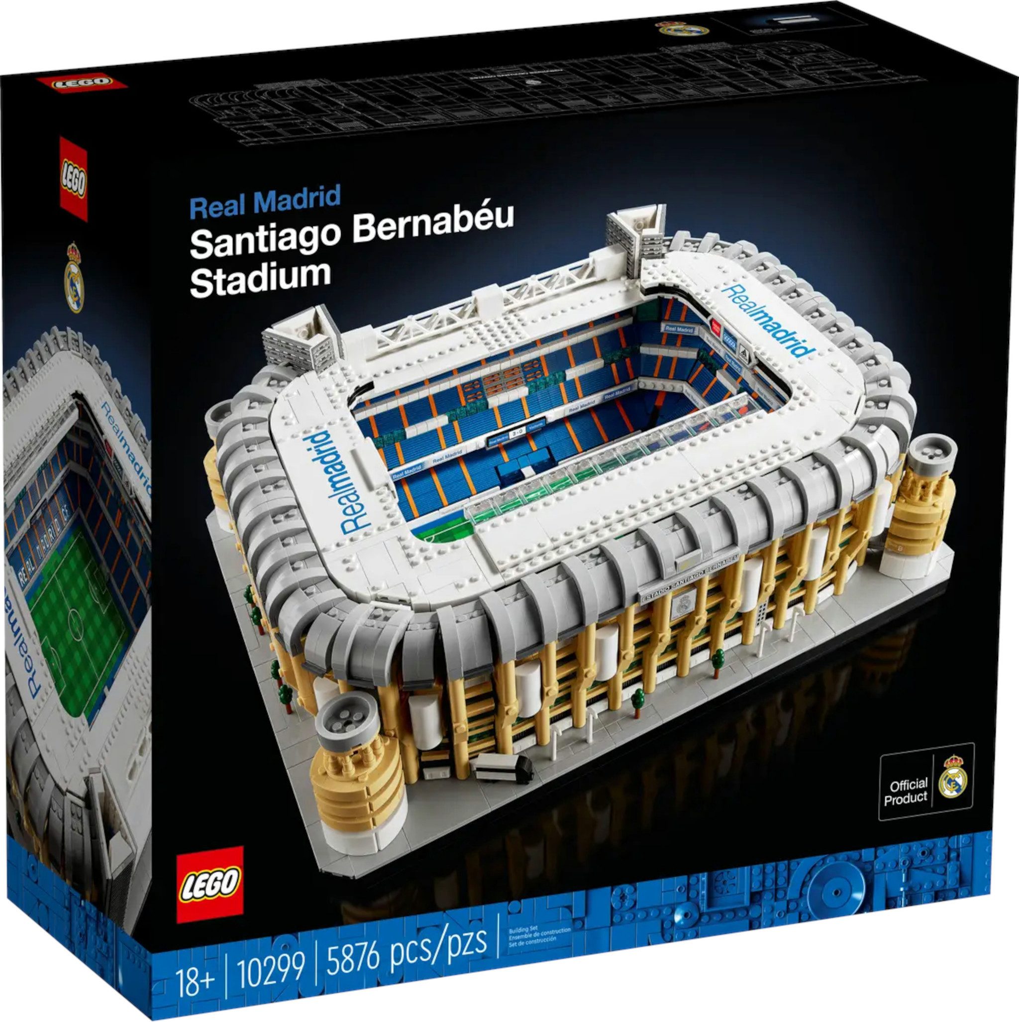 LEGO&reg; LEGO Icons 10299 Real Madrid - Santiago Bernab&eacute;u Stadion Konstruktions-Spielset