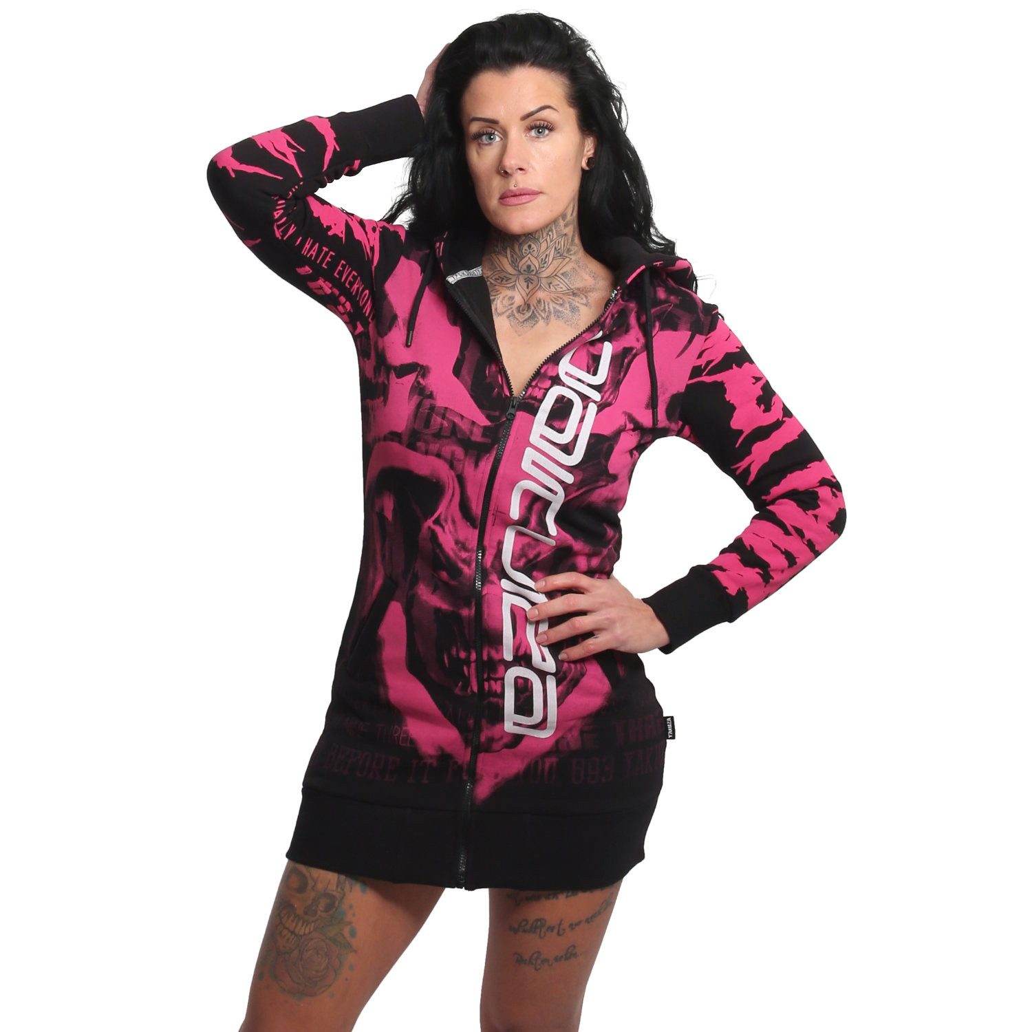 YAKUZA Kapuzensweatjacke Crashed Skull mit lässigen, günstig online kaufen