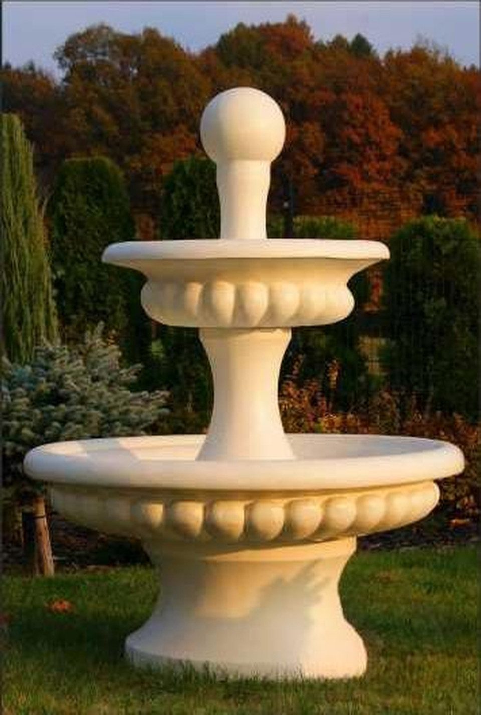 JVmoebel Gartenbrunnen Springbrunnen Garten Teich Фонтан Gartenbrunnen Fontaine, Made in Europa