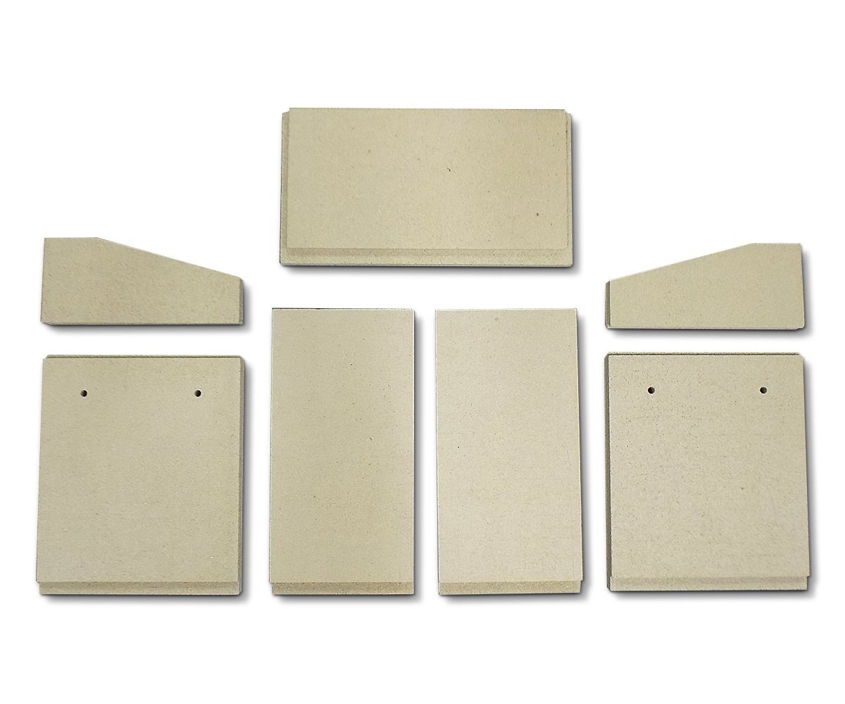 kaminXpert Feuerraumplatten für Koppe Allegro Kaminofen Ersatzteil Feuerraumauskleidung