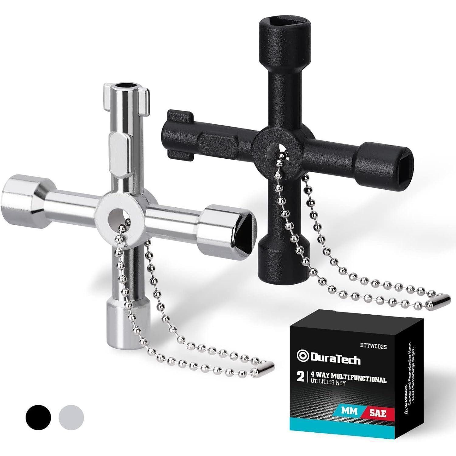 LuxusKollektion Schaltschrankschlüssel 4 Wege Utilities Schlüssel Universal Kreuz Schaltschrank Zinklegierung