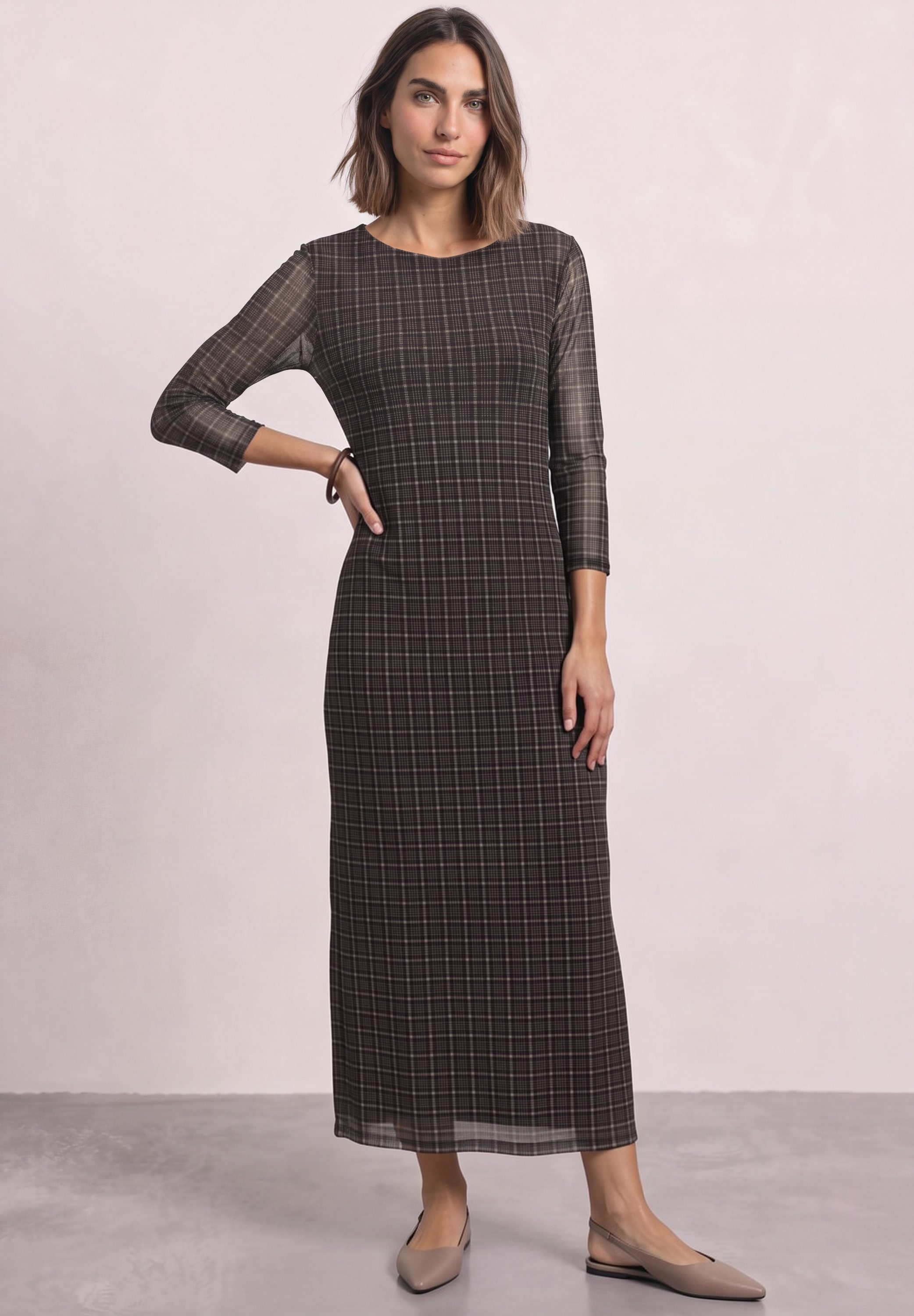 STREET ONE Midikleid aus Mesh