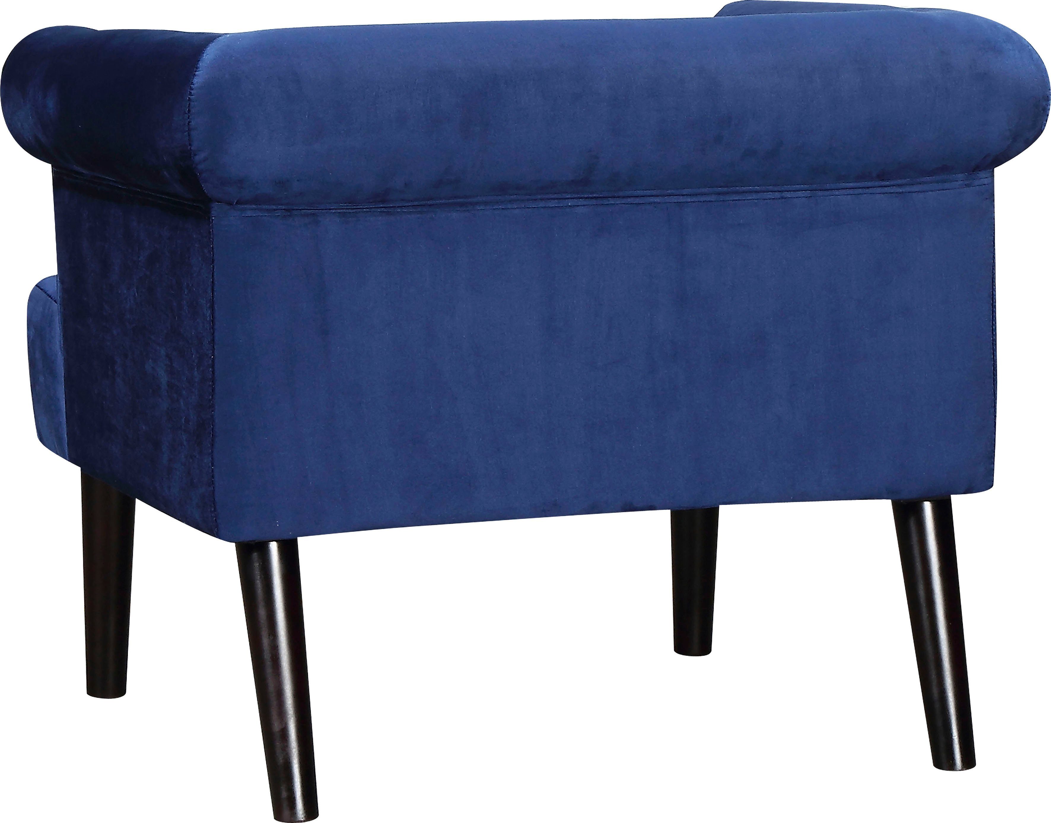ATLANTIC home collection Sessel Charlie, Loungesessel mit Wellenunterfederung