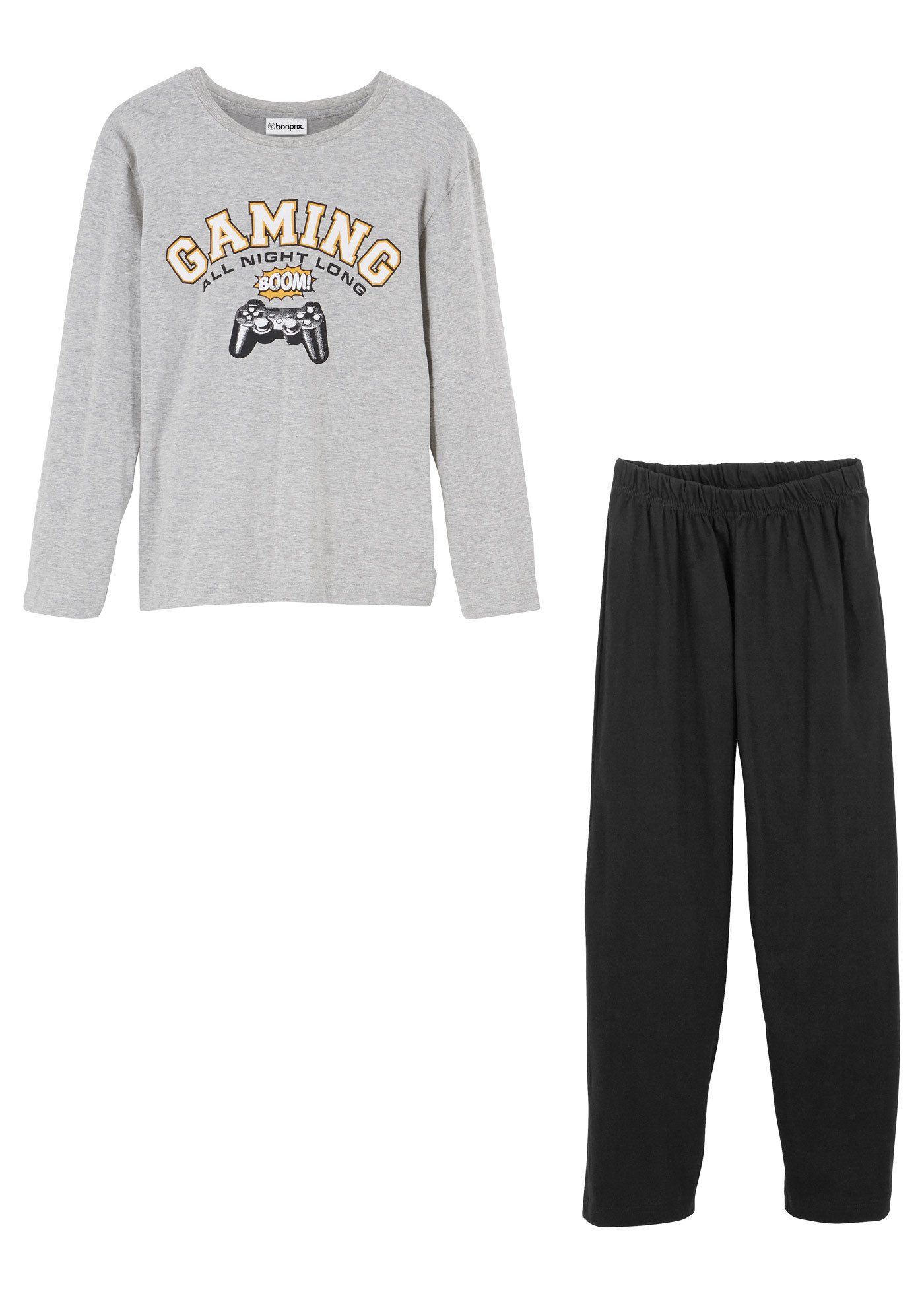 bonprix Pyjama (Set, 2 tlg) mit großem Frontmotiv