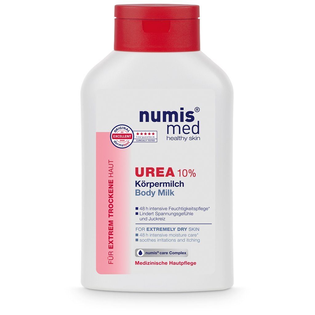 numis med Bodylotion Körpermilch 10% Urea für extrem trockene Haut - Bodylotion 1x 300 ml, 1-tlg.