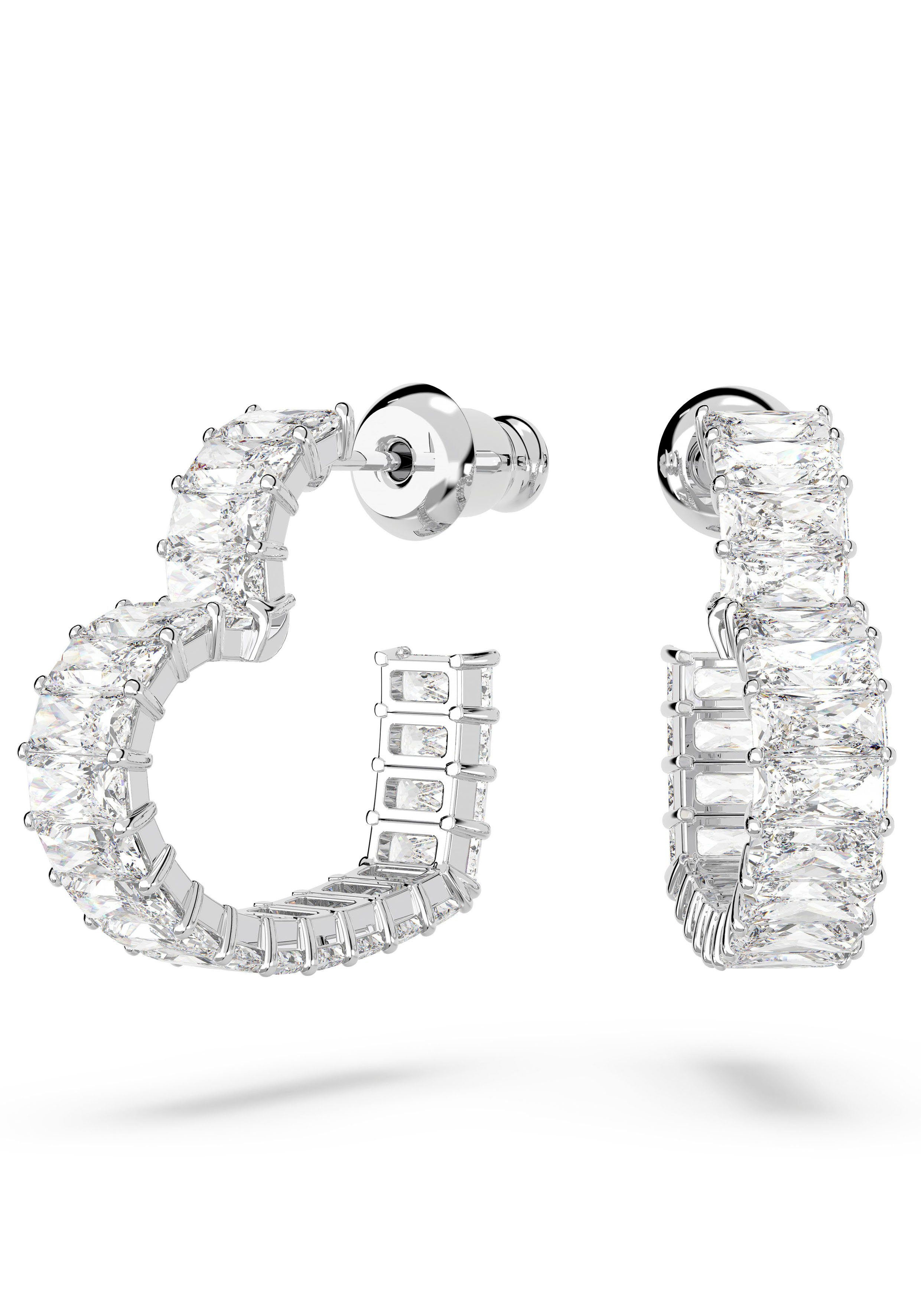 Swarovski Paar Серьги-кольца Schmuck Geschenk Matrix Серьги Herz, 5647591, 565317, mit Swarovski® Zirkonia (synth)