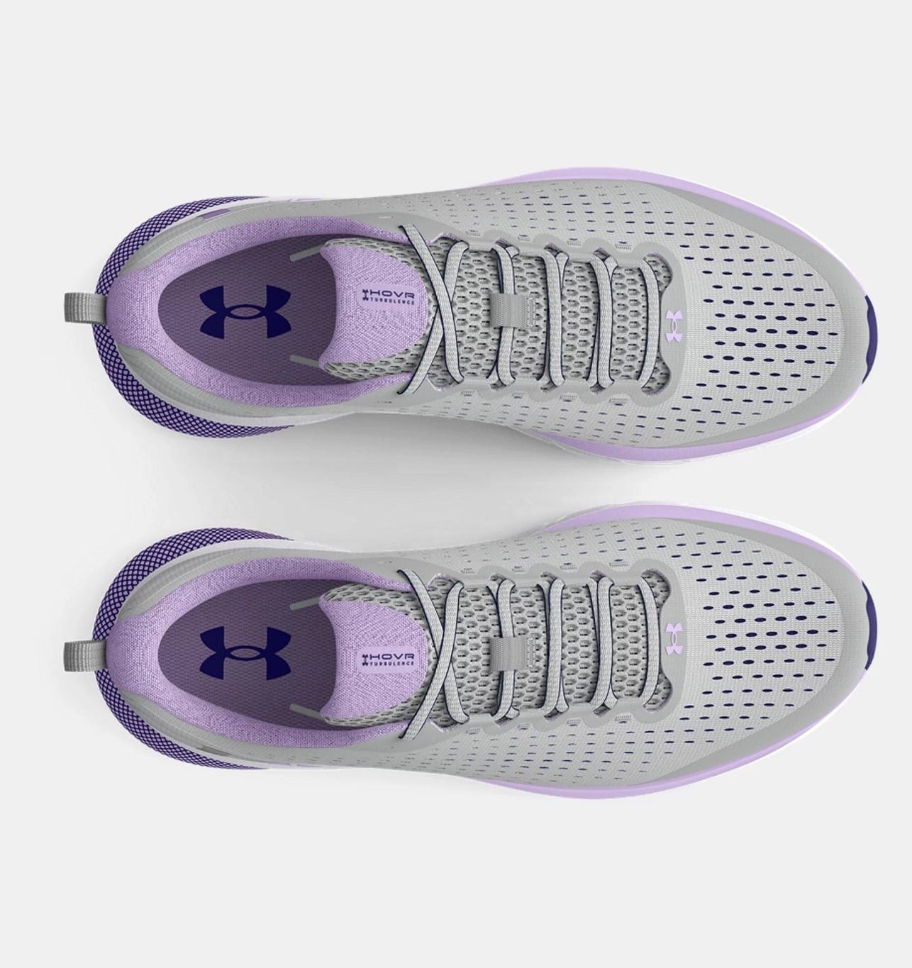Under Armour® HOVR Turbulence hellgrau Damen Laufschuh