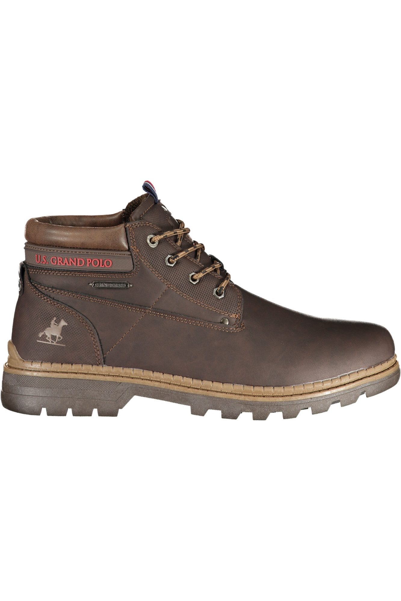 U.S. Polo Stiefelette Trendige Herrenstiefel: Braune Schnürstiefelette