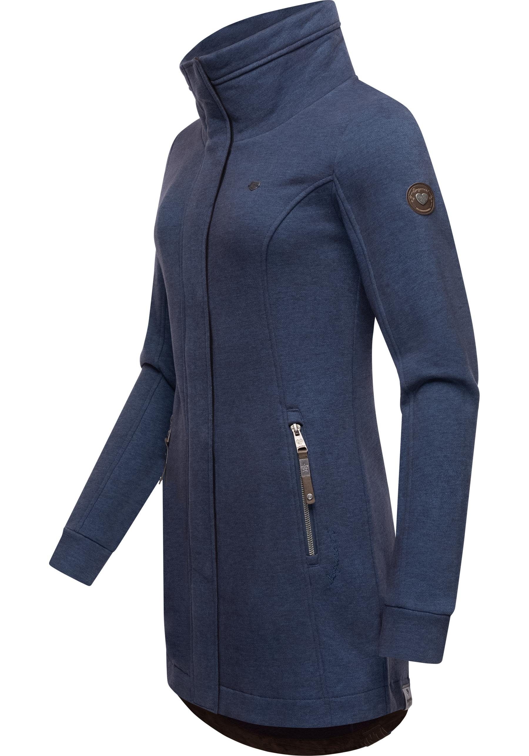 Ragwear Sweatjacke Letrice Sportliche Zip-Jacke mit hohem Kragen – Bild 2 von 3