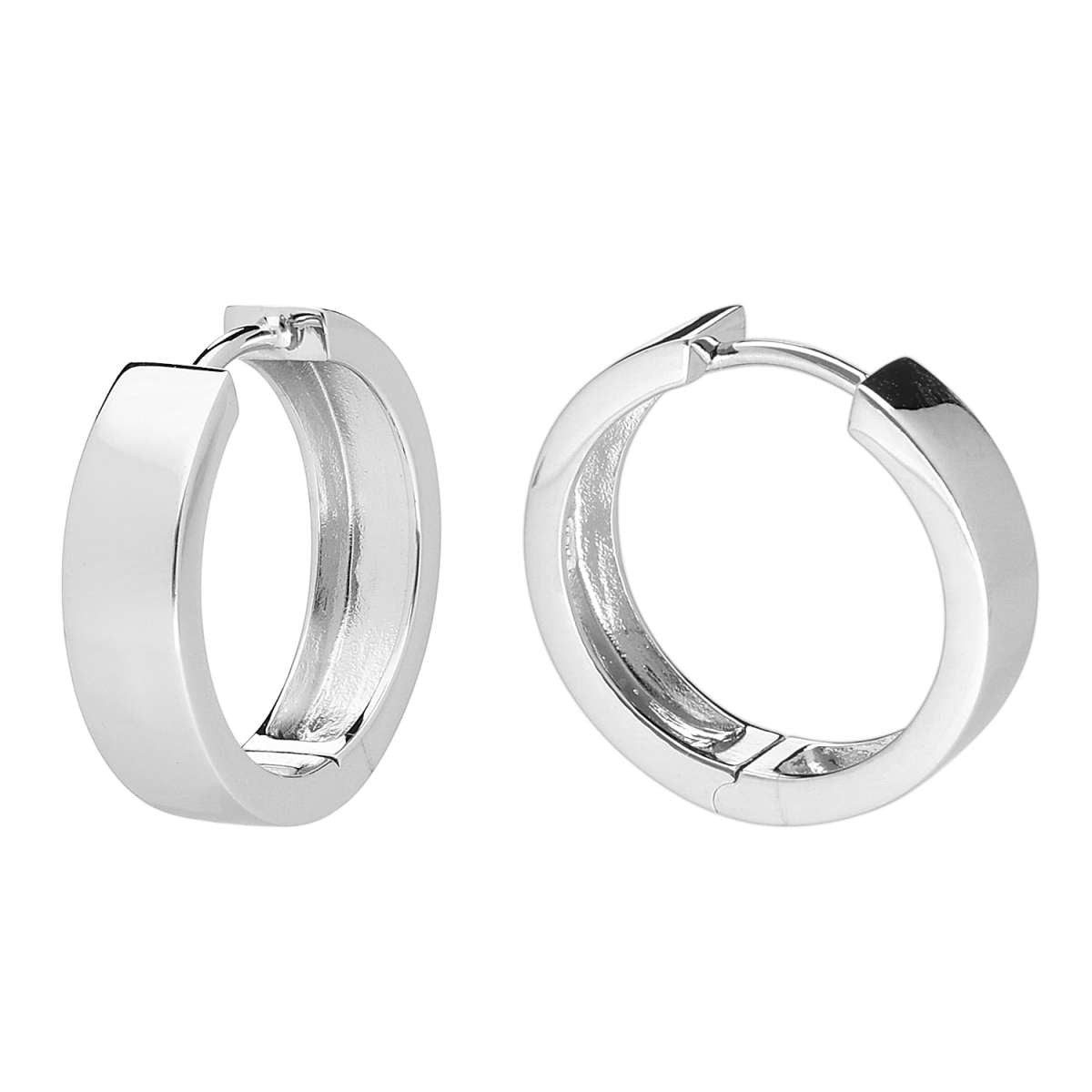 trendor Paar Creolen 41586, für Damen und Herren 925 Silber Ø 20 mm