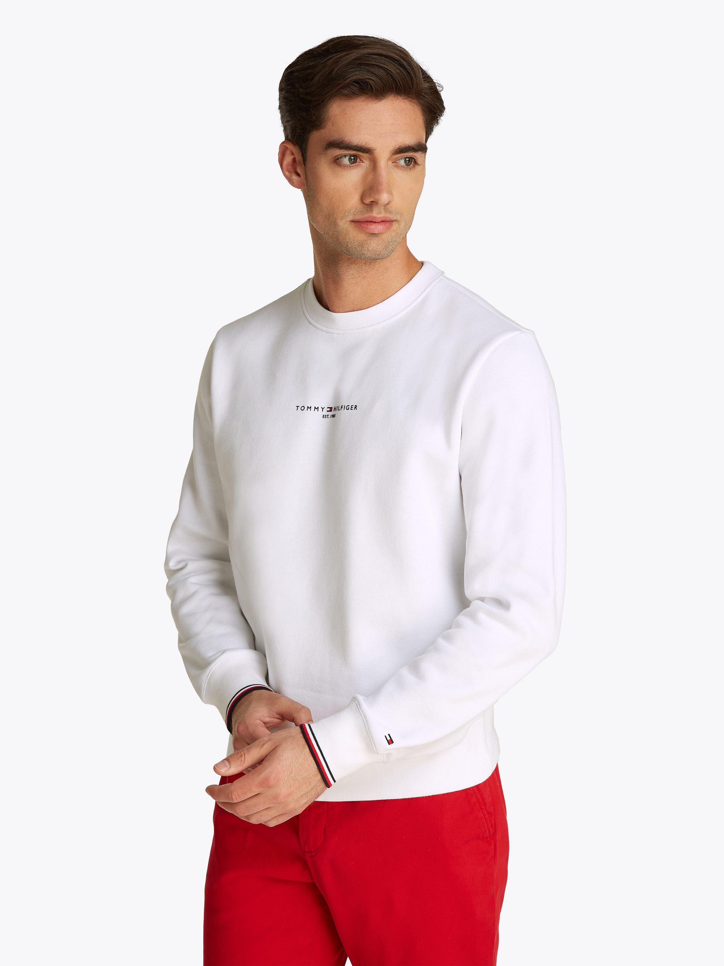 Tommy Hilfiger Sweatshirt SMALL TOMMY LOGO CREWNECK günstig online kaufen