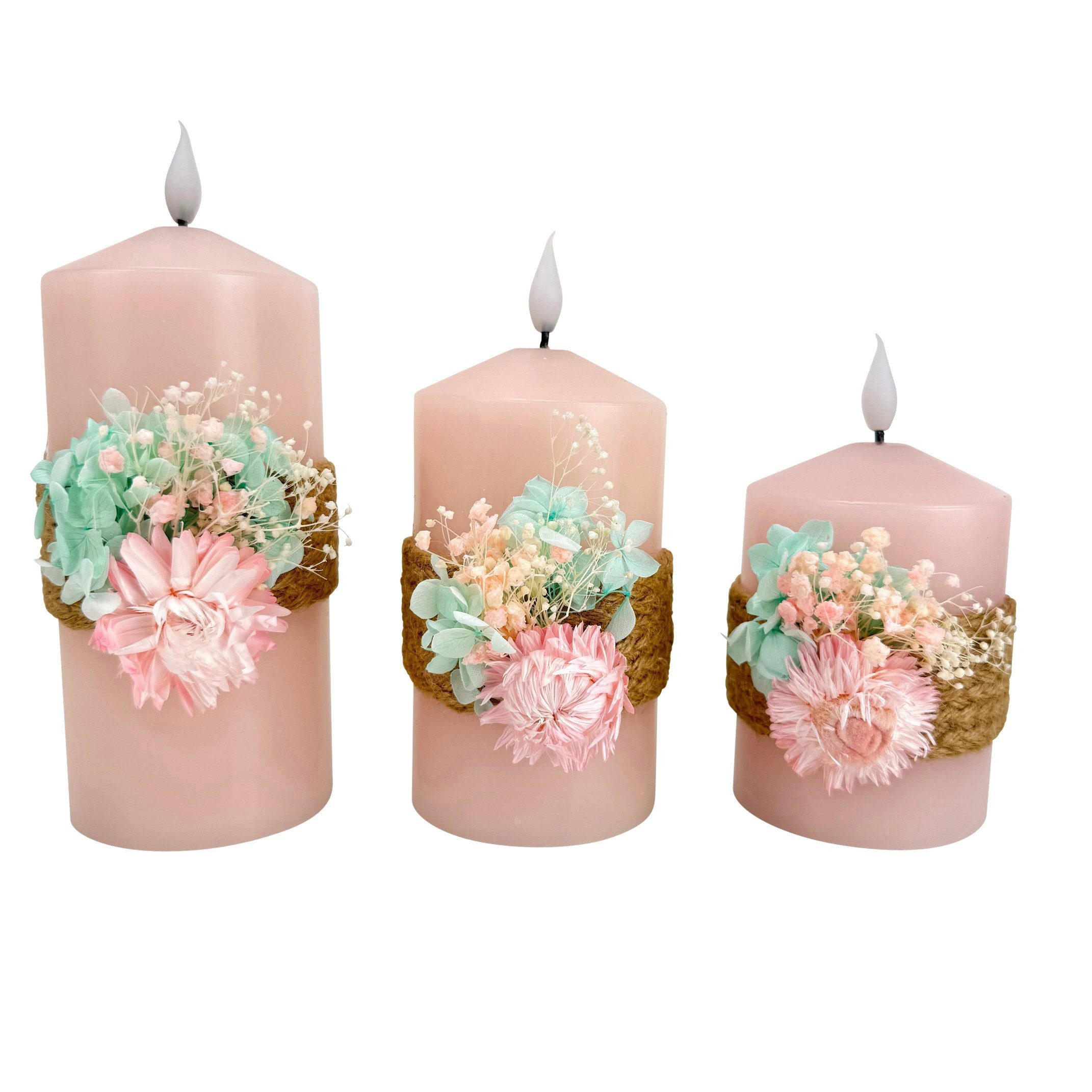 Online-Fuchs LED-Kerze - 3 LED Kerzen im Set aus Echtwachs mit 6-Stunden Ti günstig online kaufen