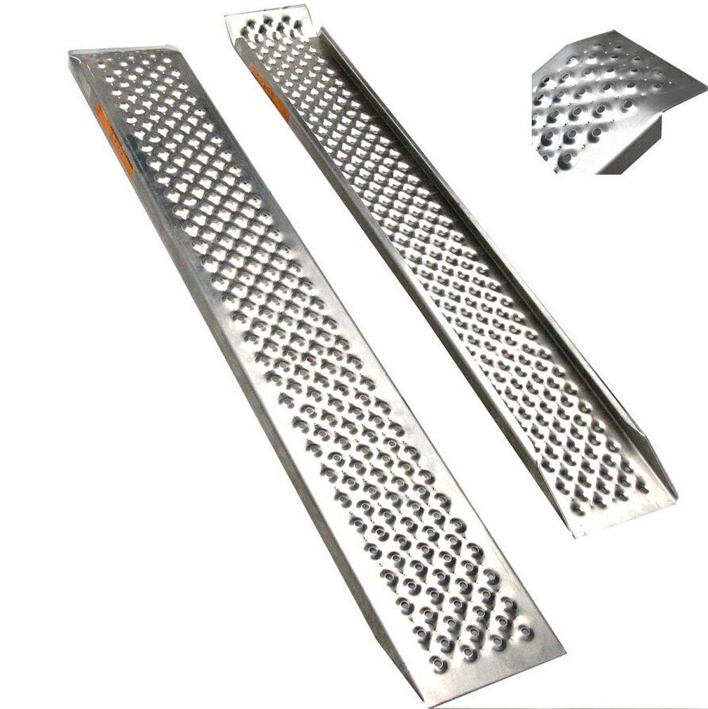 Auffahrrampe 2 Stück Alu Rampe 06141 Auffahrrampe 2 = 400kg Laderampe