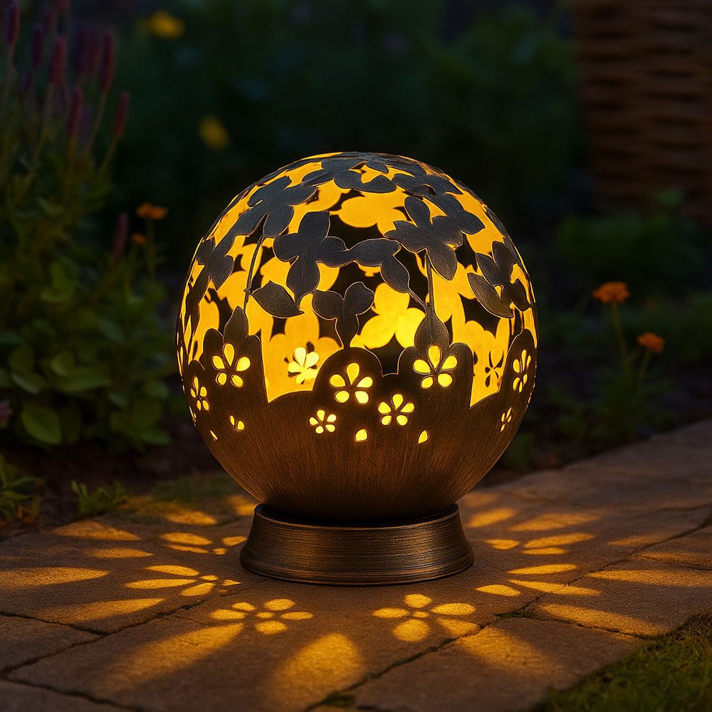 etc-shop LED Solarleuchte, LED-Leuchtmittel fest verbaut, günstig online kaufen