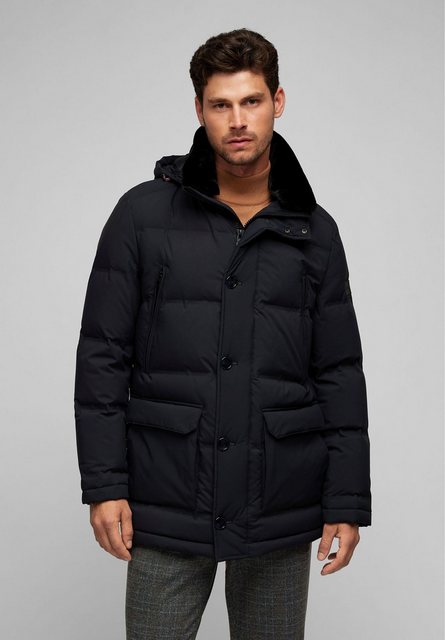 HECHTER PARIS Parka High Tech REAL DOWN mit Reißverschluss und Knopfleiste