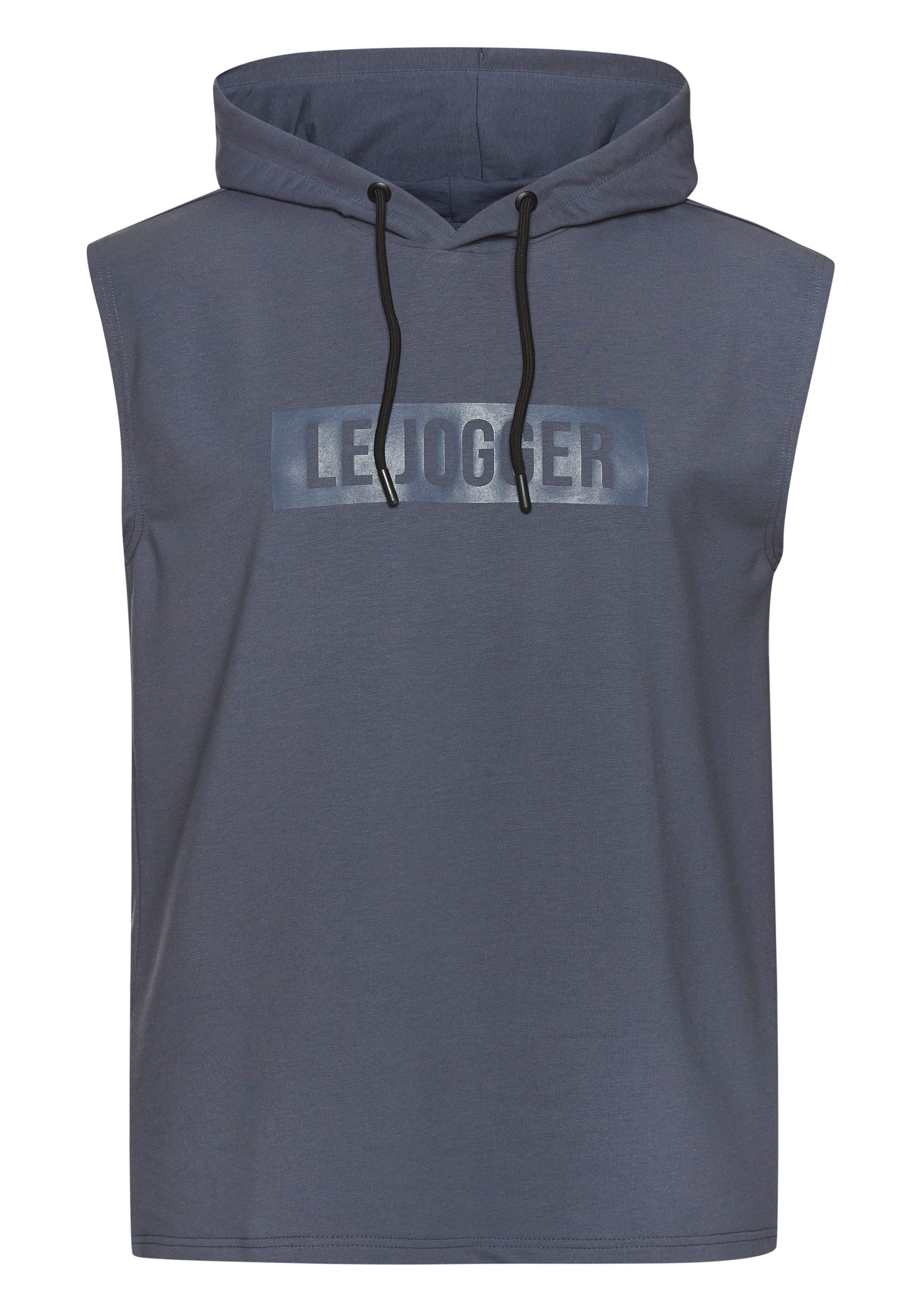 le jogger® Kapuzenpullover mit Druck und Kordelzug. € 29,99