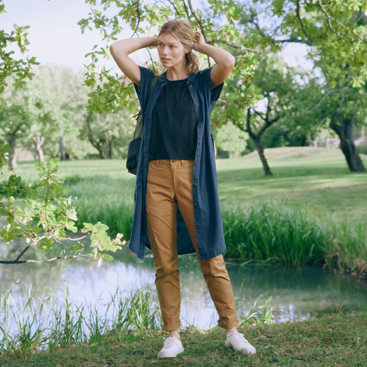 Fjällräven Hemdblusenkleid Fjällräven Damen Övik Hemp Kleid