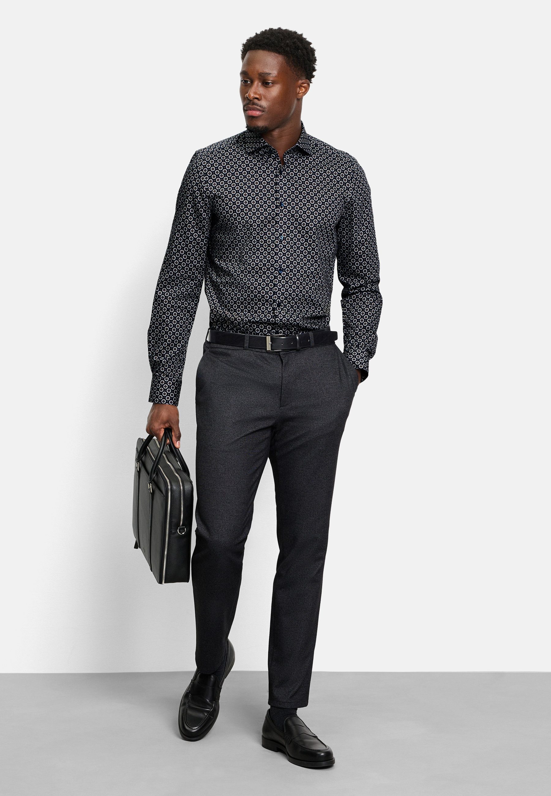 OLYMP Businesshemd OLYMP Level Five, body fit, Royal Kent