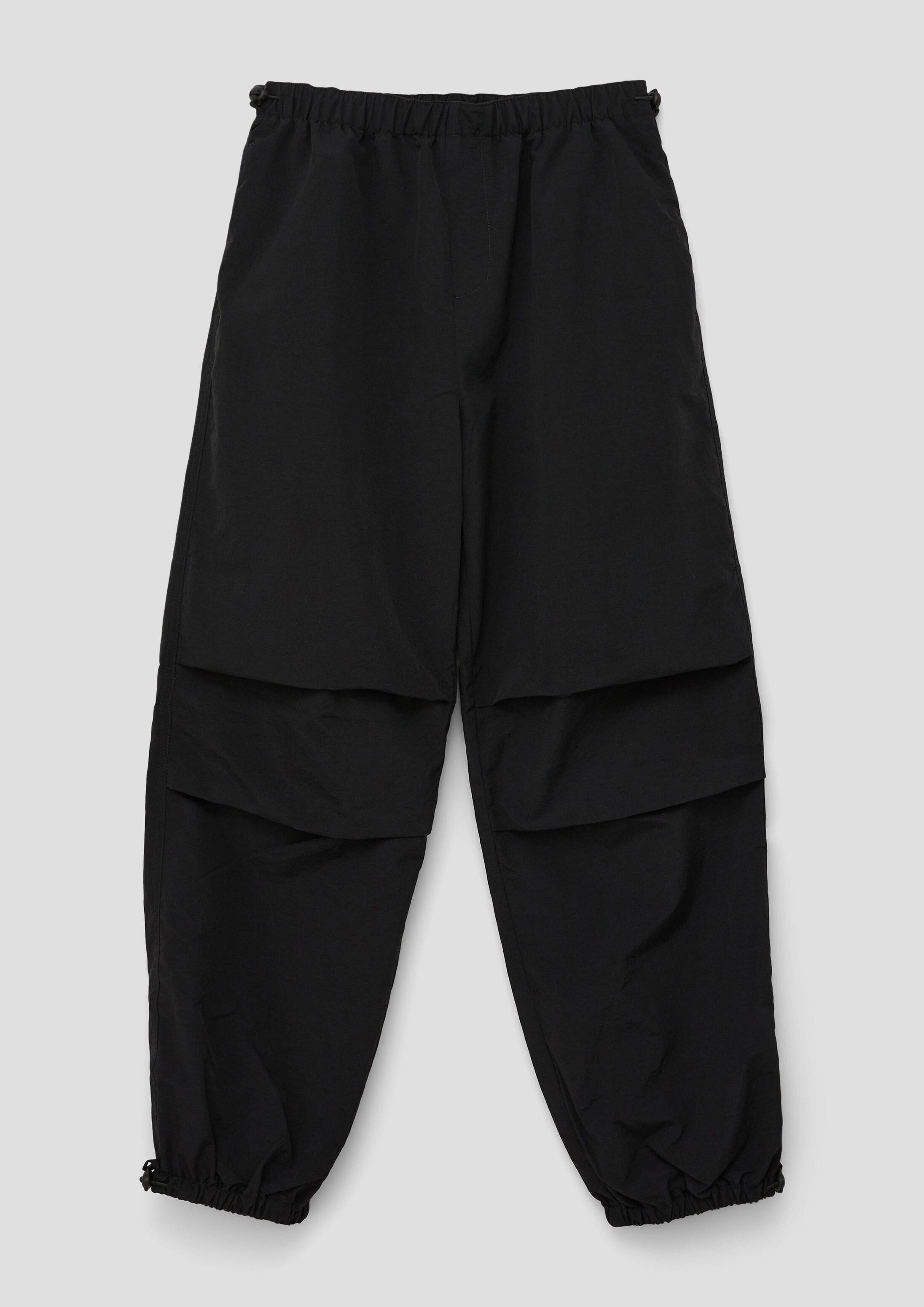 s.Oliver Chinos Hose Parachute-Hose mit Elastikbund