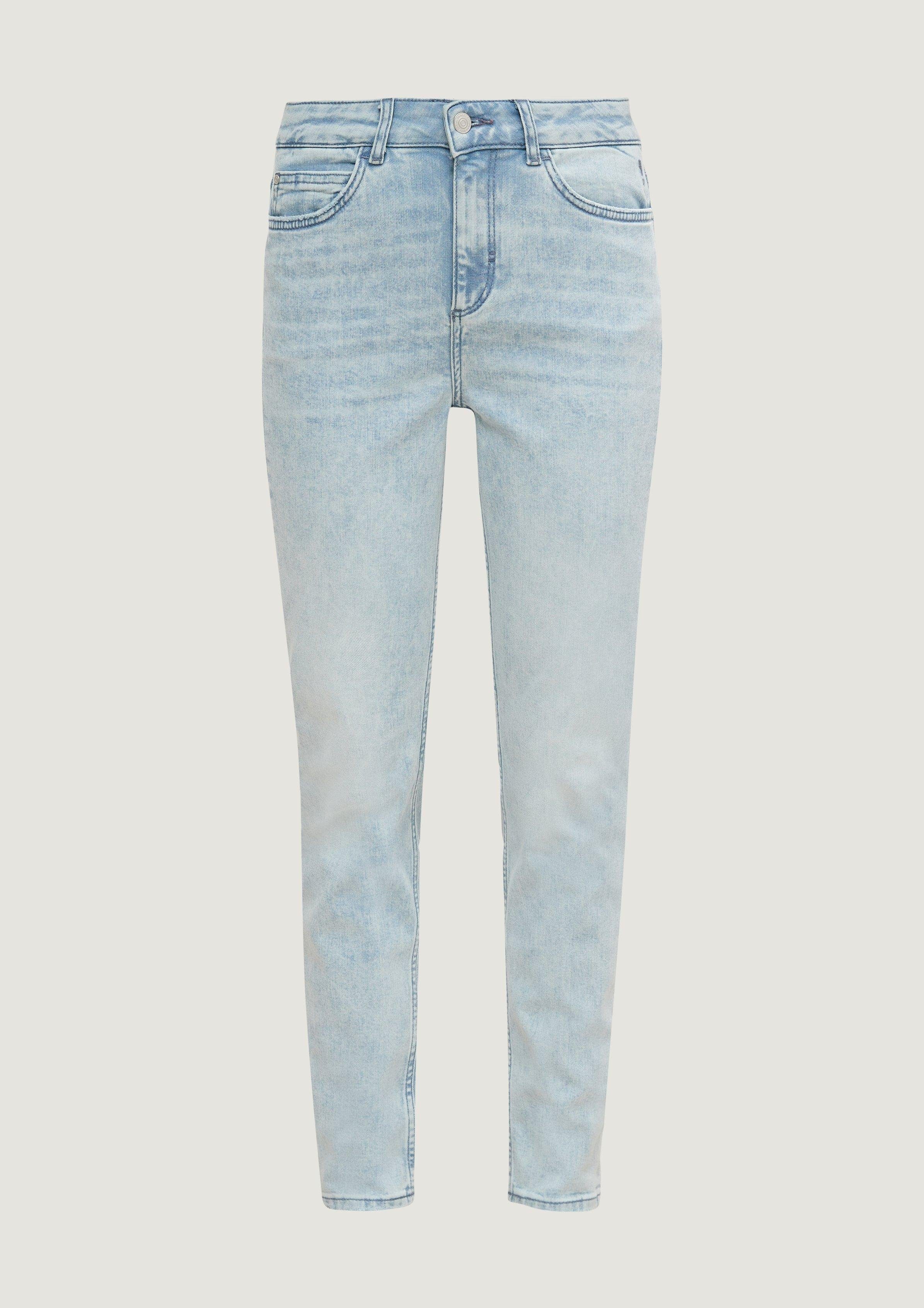 Waschung 5-Pocket-Jeans comma casual Jeans 5-Pocket-Stil im Skinny: identity