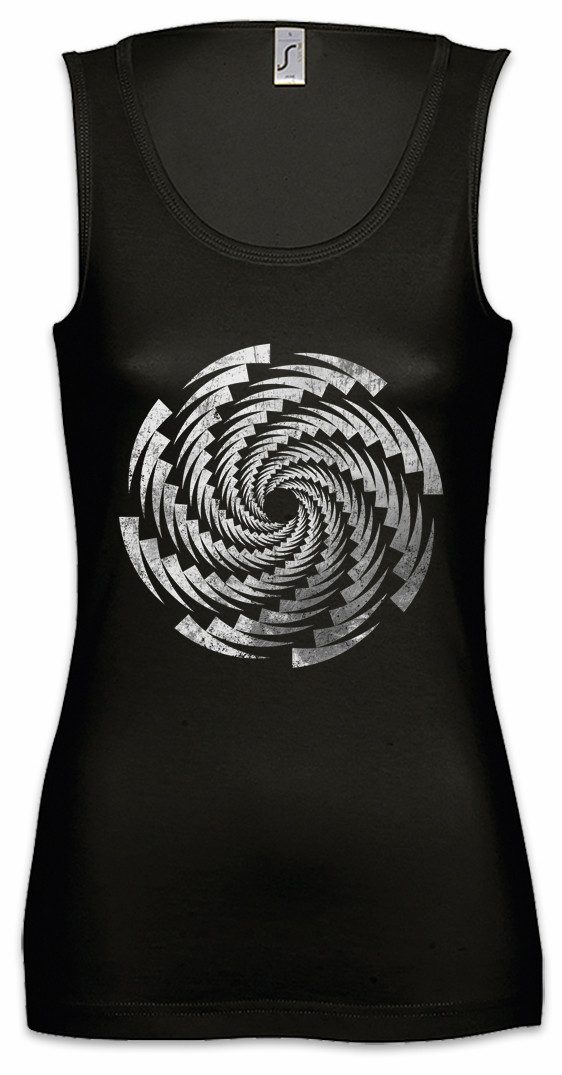 Urban Backwoods Tanktop Spiral Rotator Ärmelloses Damen T-Shirt Magic Kreisel Spirale Hypnose Hypnotiseur Maze Labyrinth Esoterik