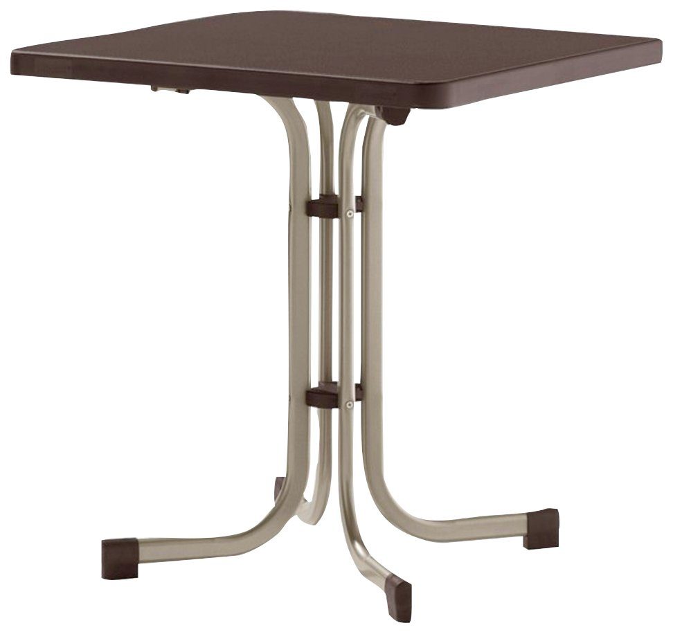 Sieger Klapptisch Quadratisch Eisengrau 70 cm x 70 cm günstig online kaufen