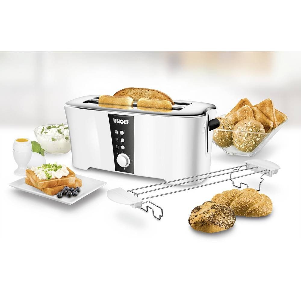 Cool-Touch-Gehäuse Unold Toaster Langschlitztoaster,