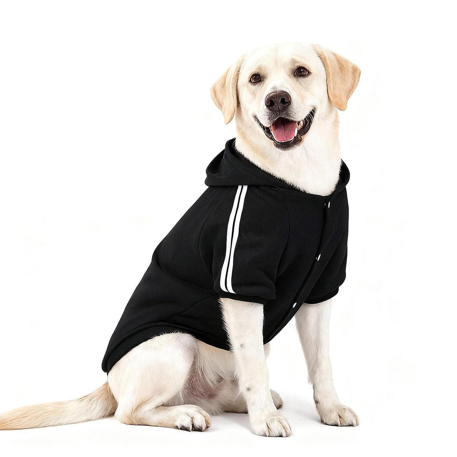 LuxusKollektion Hundepullover Hundepullover Schwarz 2XL