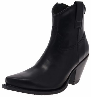 Sendra Boots GORCA LOW Schwarz Stiefelette Rahmgenähter Damen Westernstiefel