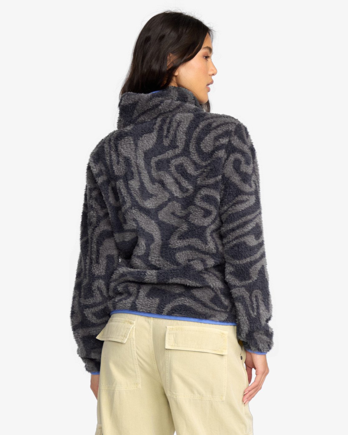 Billabong Fleecepullover Switchback - Sweatshirt mit Stehkragen für Frauen