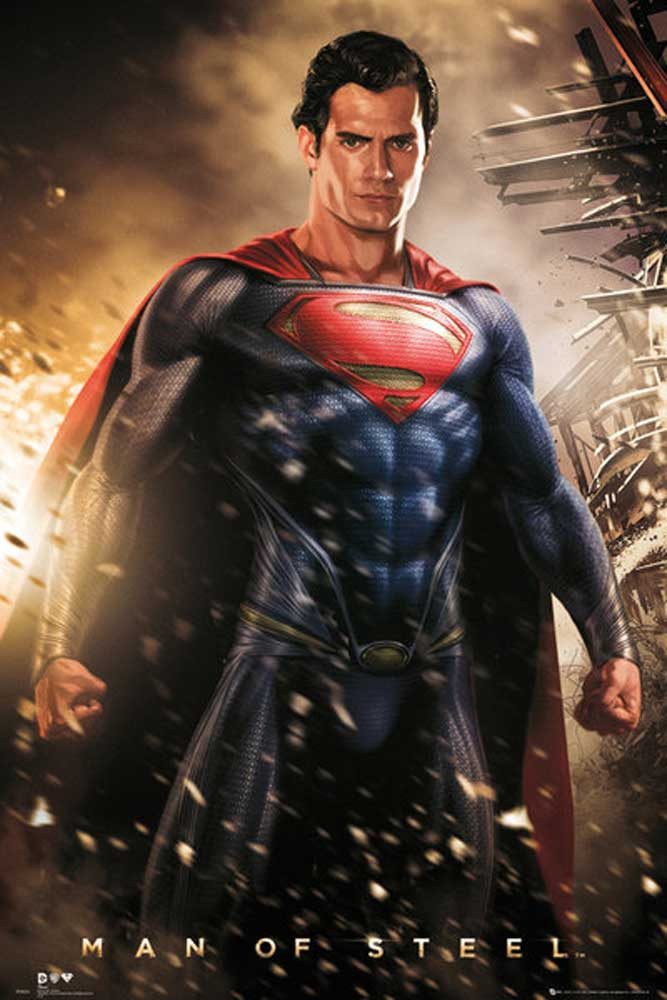 Poster Man of Steel - Poster - Explosion