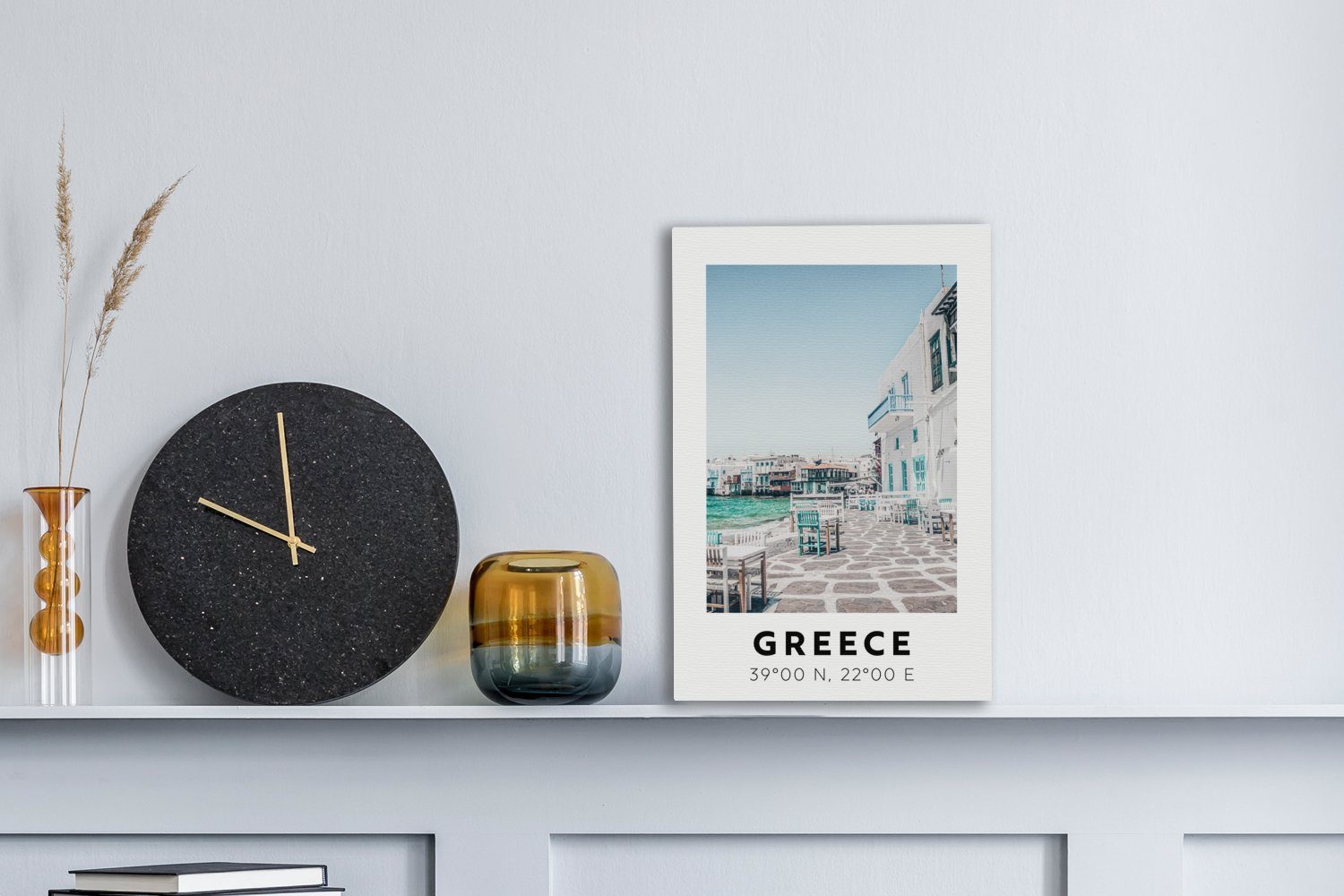 OneMillionCanvasses® Leinwandbild Griechenland - Meer - günstig online kaufen