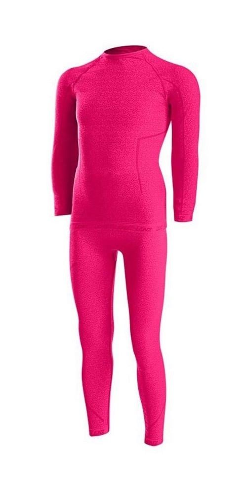 Lenz Langarmshirt Funktionsunterwäsche-Set (Langarmshirt und lange Hose) pink Kinder