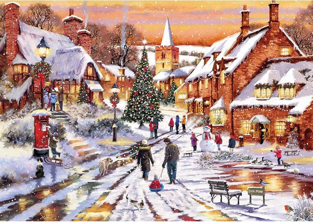 Otter House Puzzle Erhellte Lichter im günstig online kaufen
