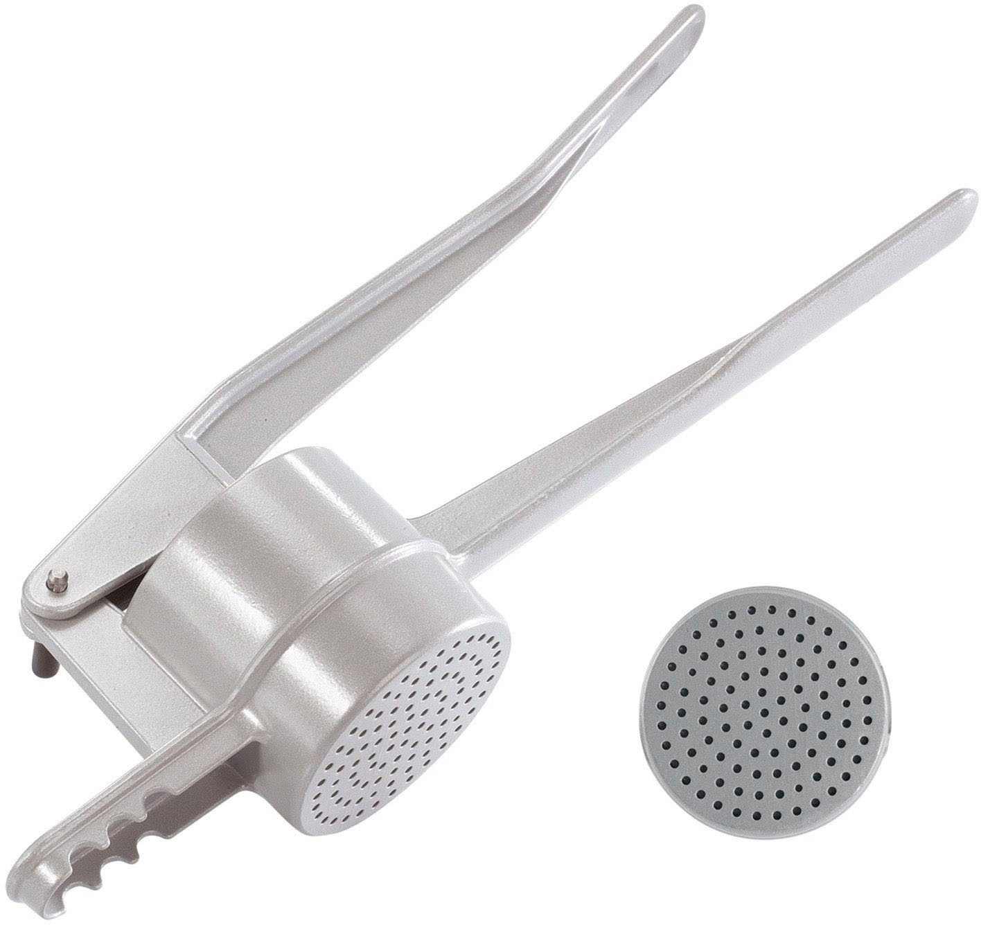 WESTMARK Kartoffelpresse Spätzlepresse, Aluminium, Rundloch, auch ideal für Eis oder Früchte, Füllvolumen 250 ml