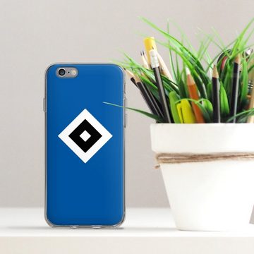 DeinDesign Handyhülle HSV Logo Hamburger SV HSV Blau, Apple iPhone 6s Silikon Hülle Bumper Case Handy Schutzhülle