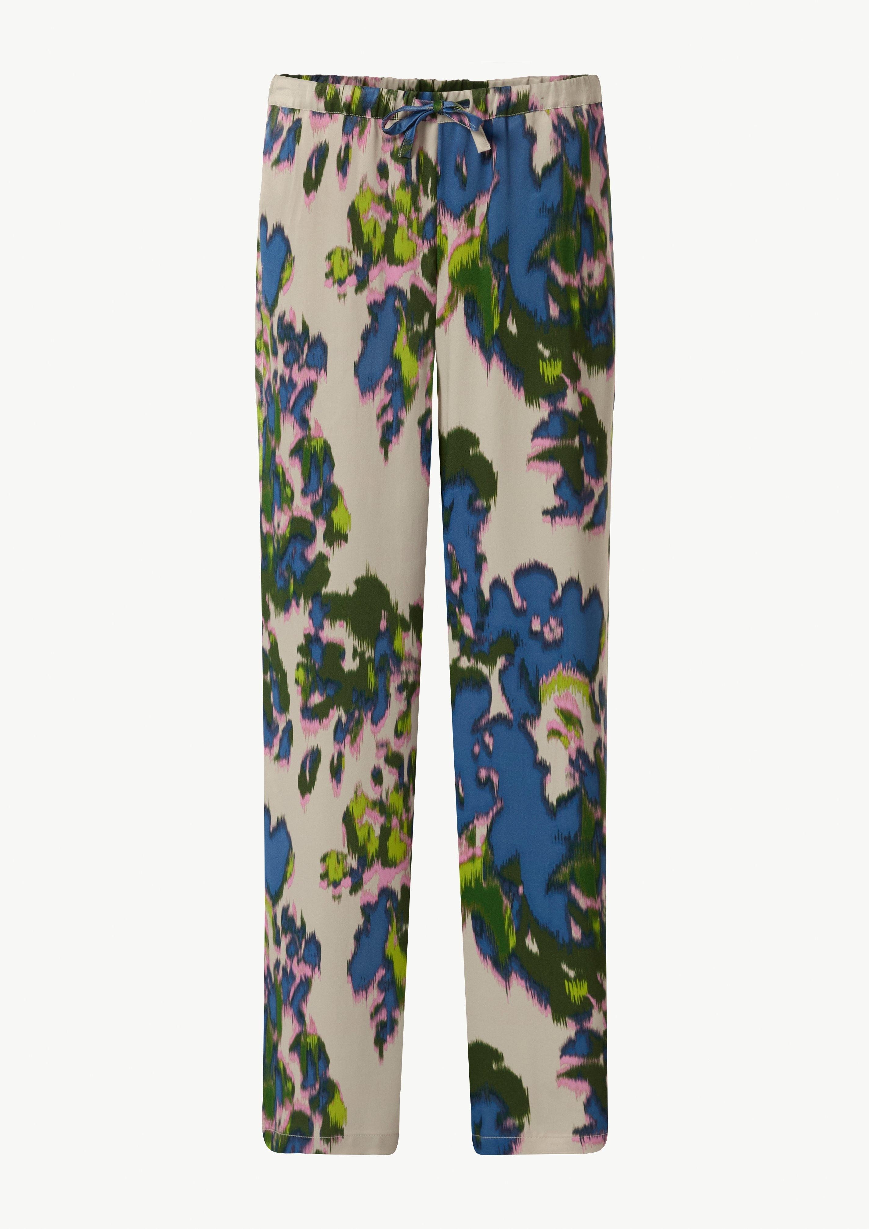 Comma Stoffhose Wide-Leg-Hose aus Satin mit günstig online kaufen