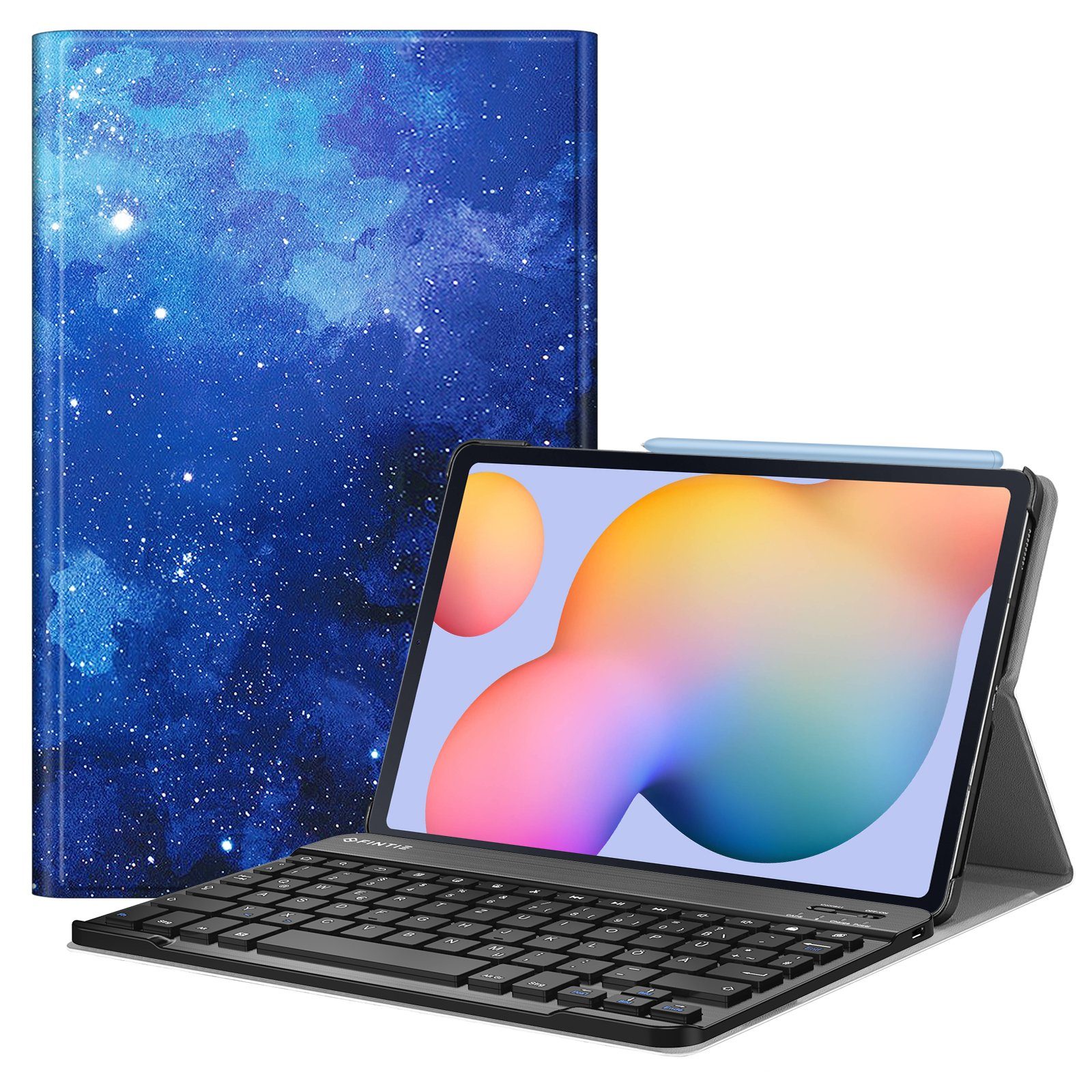 Fintie TabletHülle Tastatur Hülle für Samsung Galaxy Tab S6 Lite 10.4