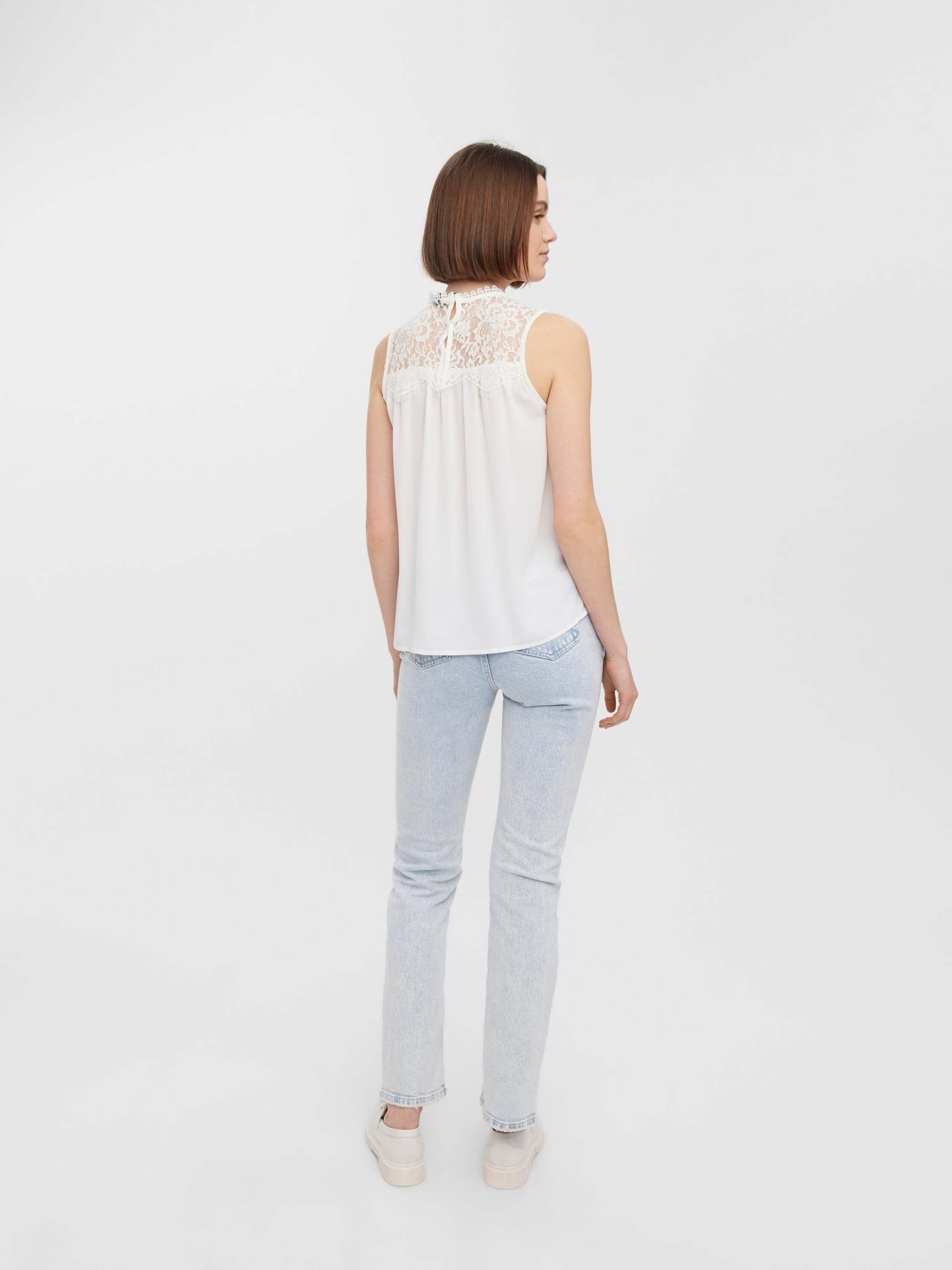 Vero Moda Blusentop Maple (1-tlg) Spitze