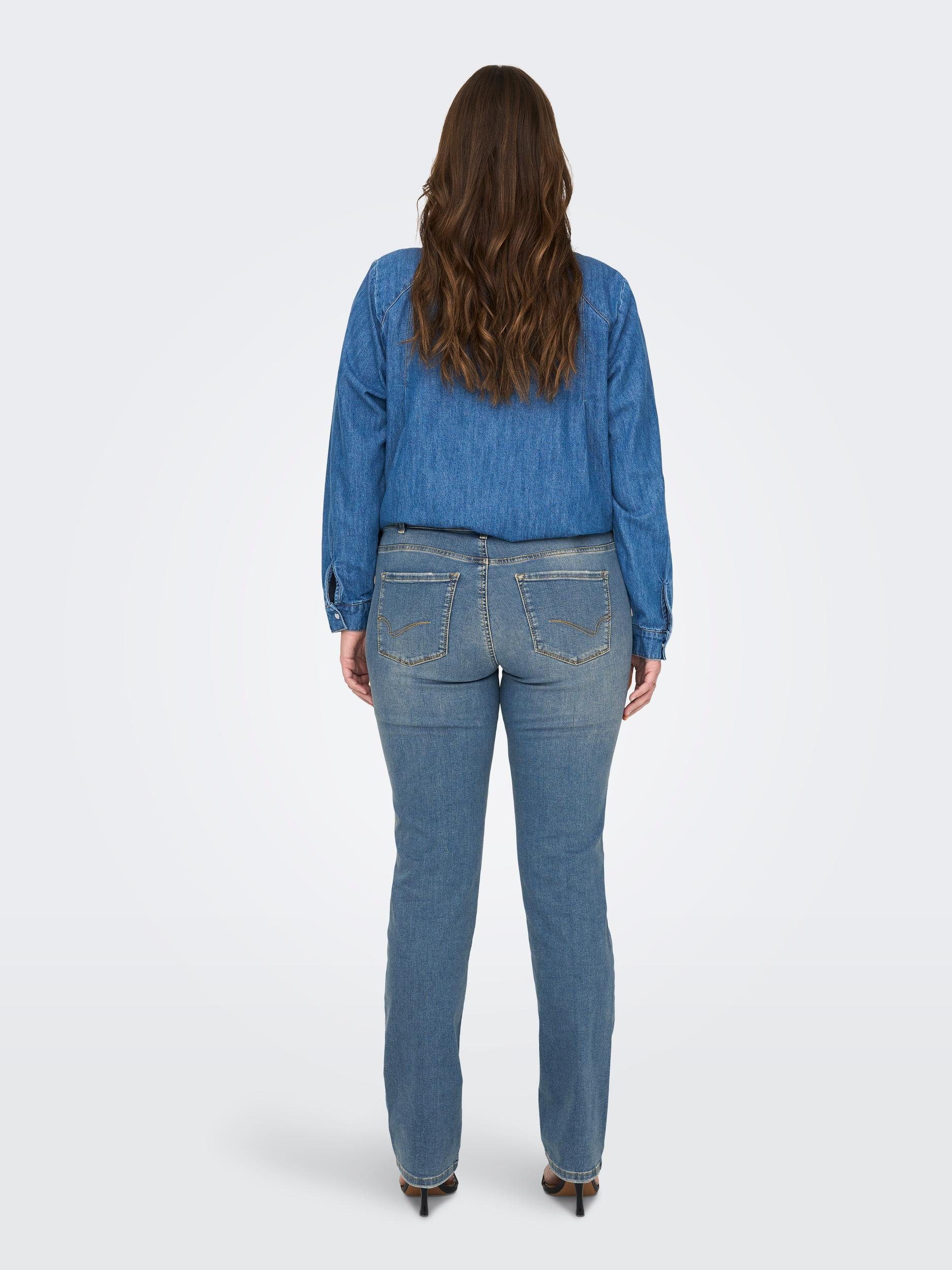 CARALICIA NOOS ONLY DOT258 STRT DNM CARMAKOMA REG Regular-fit-Jeans