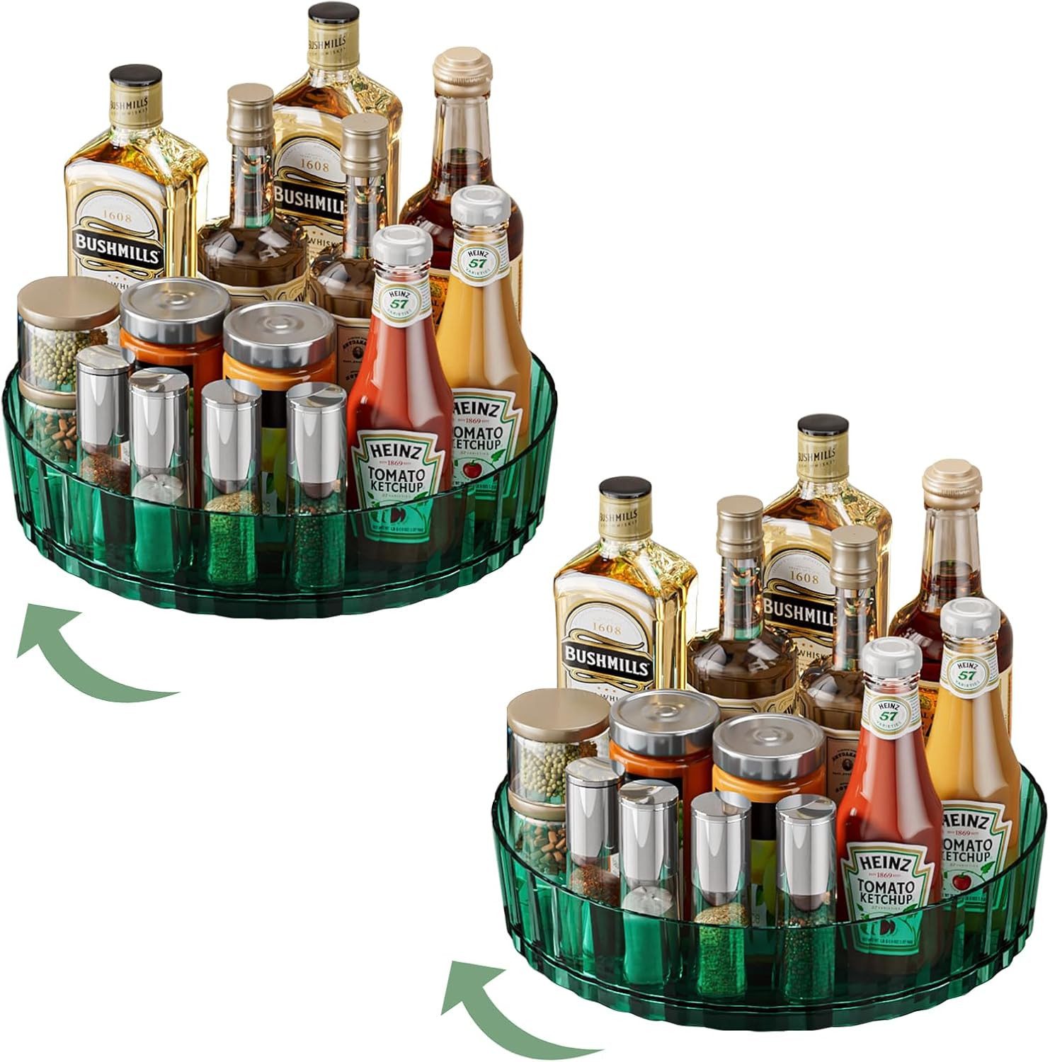 Coonoor Gewürzregal 360°Drehbares Gewürzregal,Drehteller organizer,drehbare günstig online kaufen