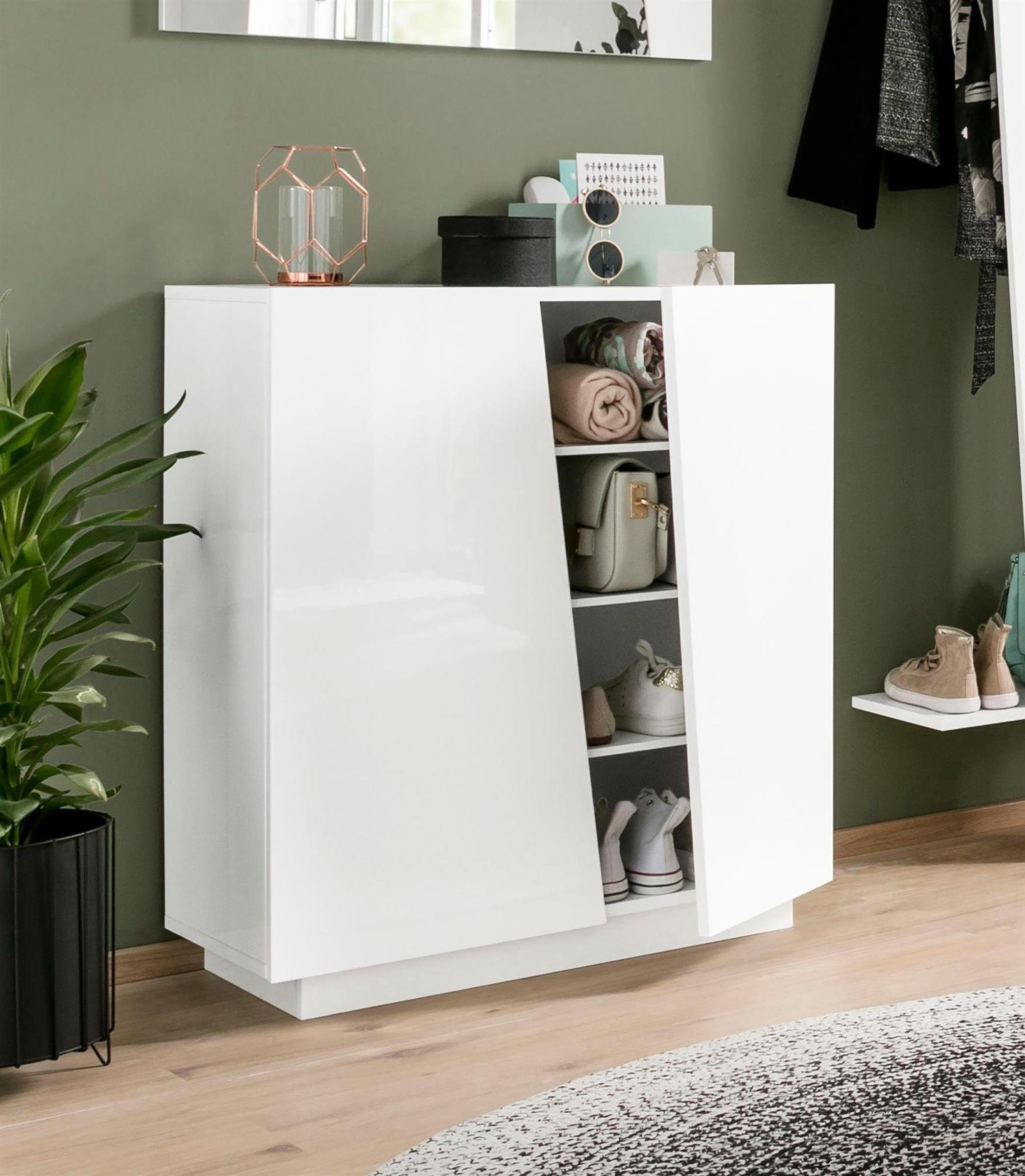 möbelando Schuhschrank Viterbo 79,2 x 86 günstig online kaufen