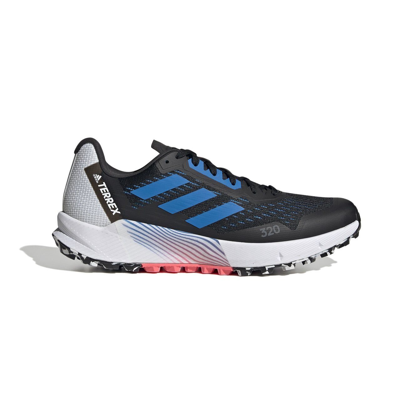 adidas Performance Trail-Laufschuhe Terrex Agravic Flow 2 (atmungsaktiv) schwarz/blau Wanderschuh