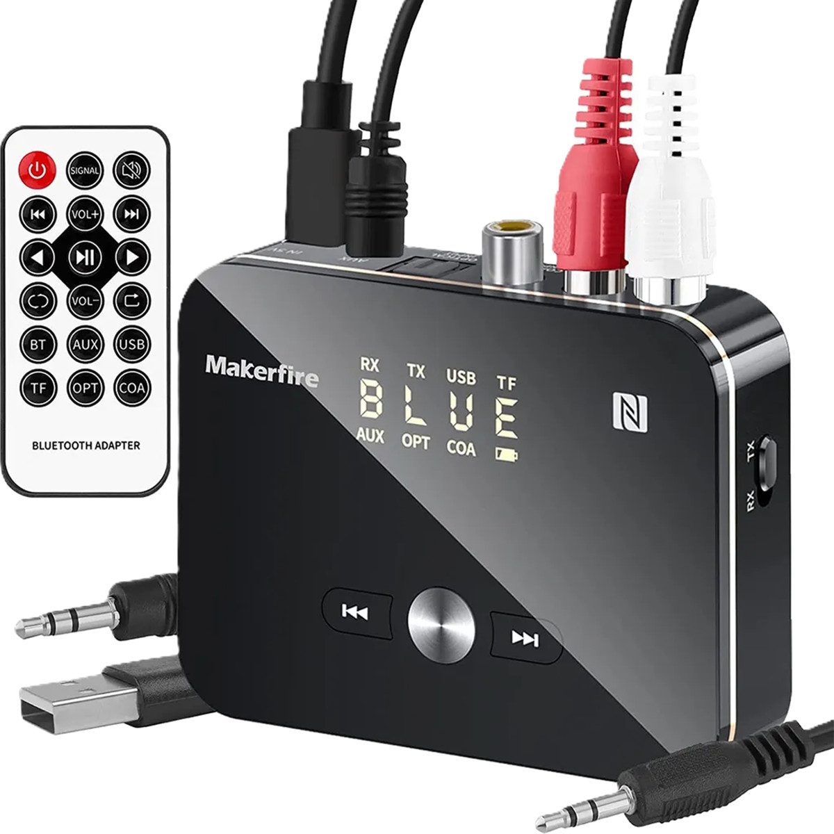 3-in-1 5.0 Audio Bluetooth Transmitter Receiver FM Bluetooth-Adapter