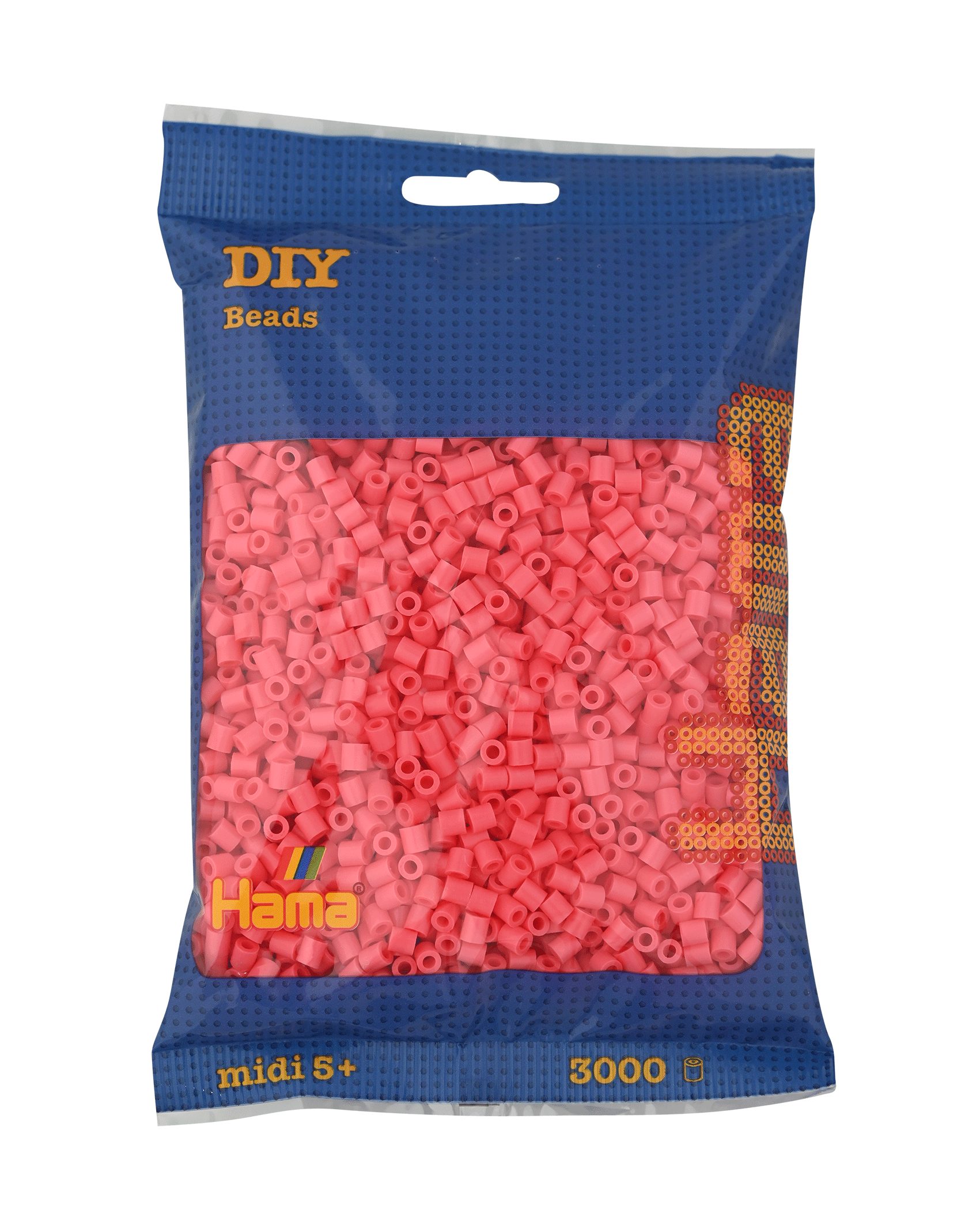 Bügelperlen 3000 Hama Midi Bügelperlen - Pastell-Rot