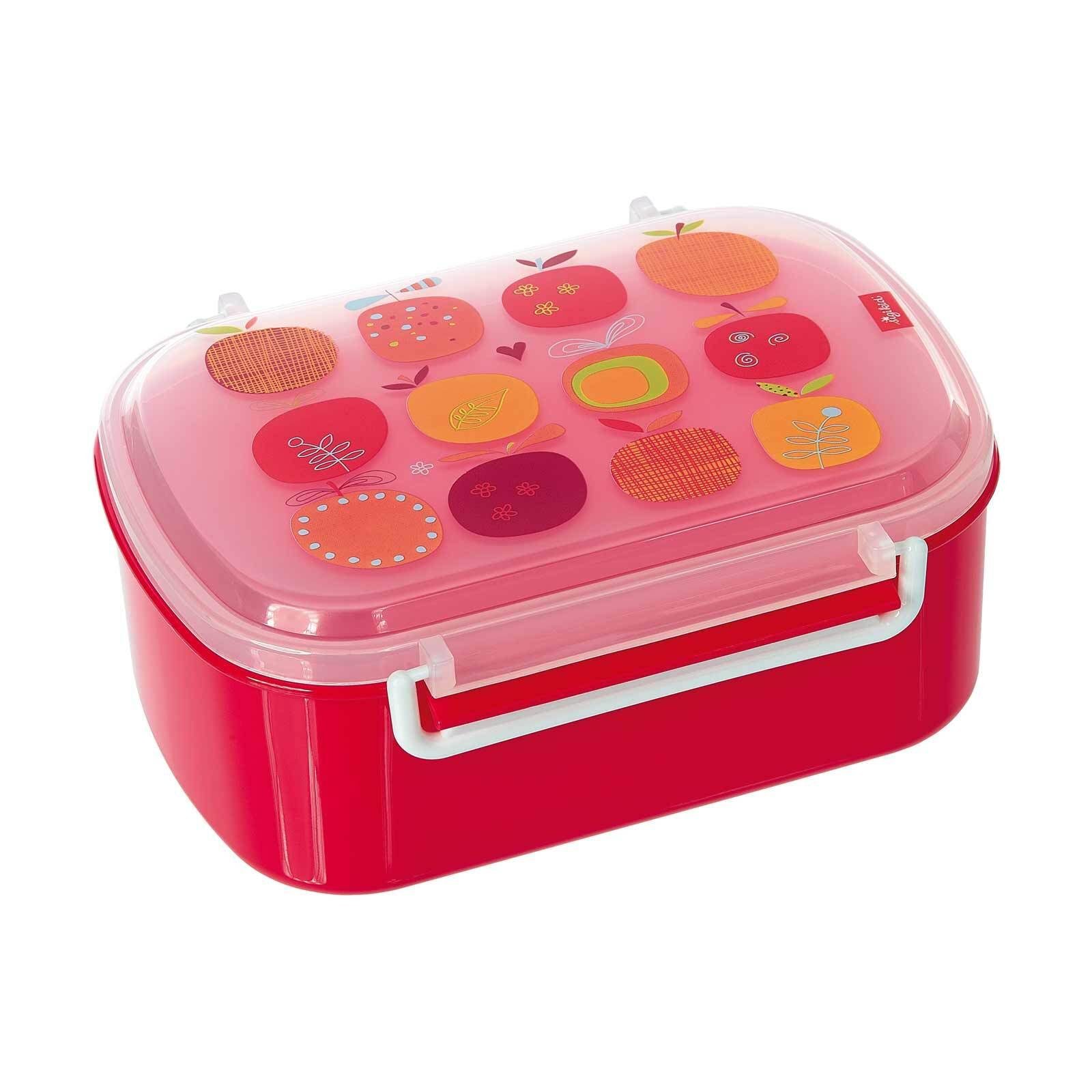 x Lunchbox Apples, Spülmaschinengeeignet, 7 rot Polypropylen, 11 spülen 17 Hand Motiv-Deckel Sigikid Lunchbox cm, (1-tlg), der x mit