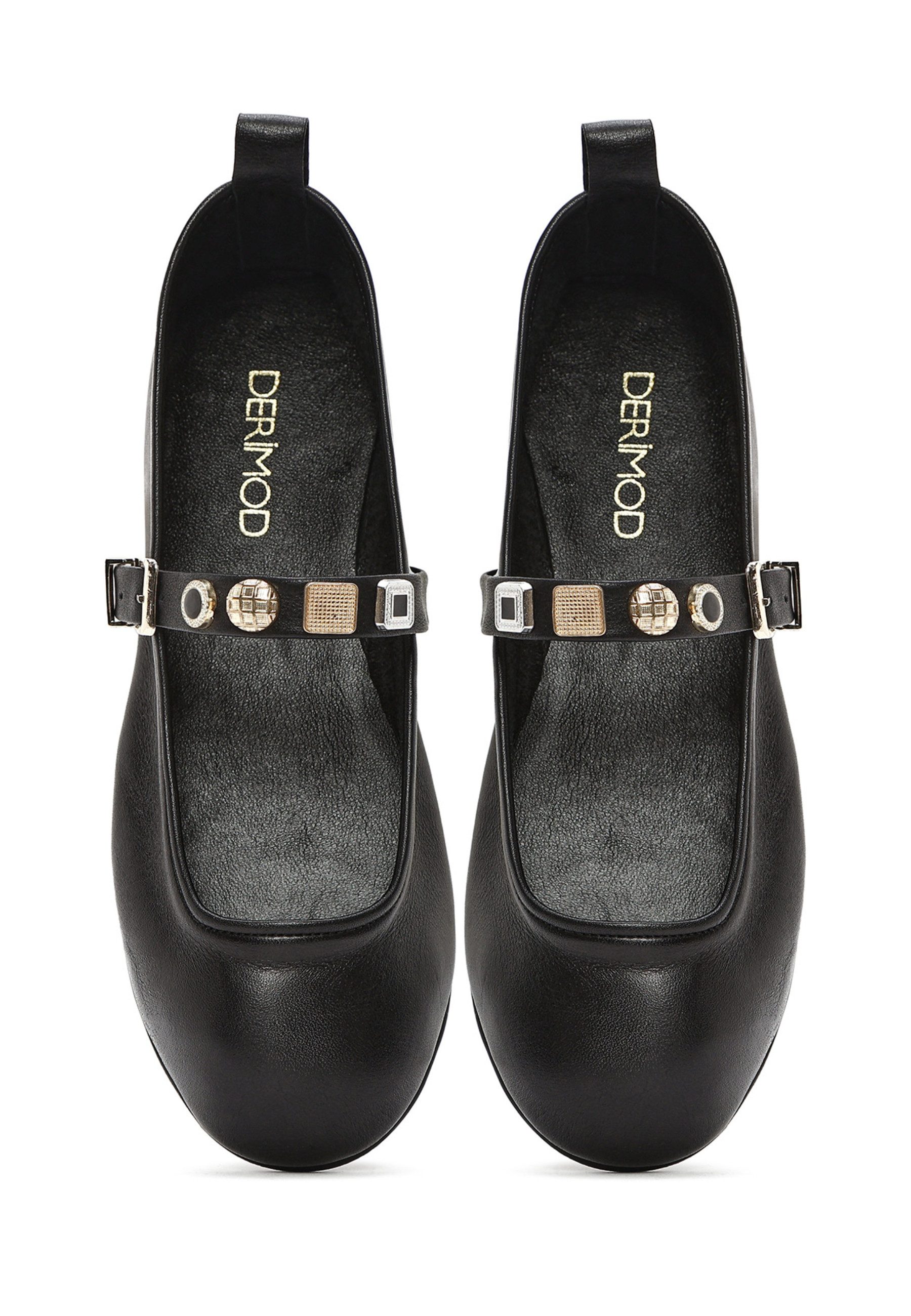 Derimod Damen Ballerinas aus Leder Ballerina